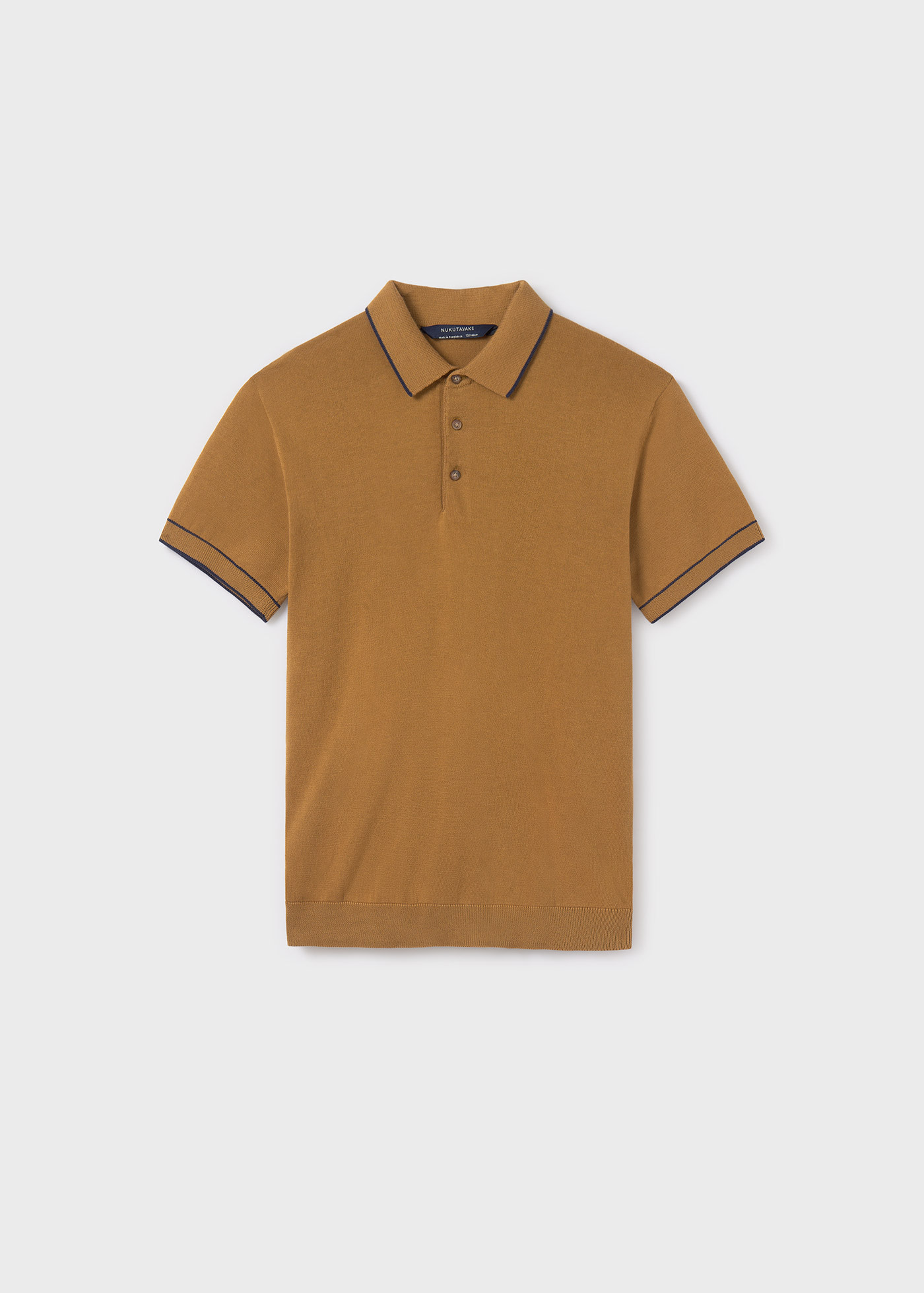 Boy tricot contrast polo shirt