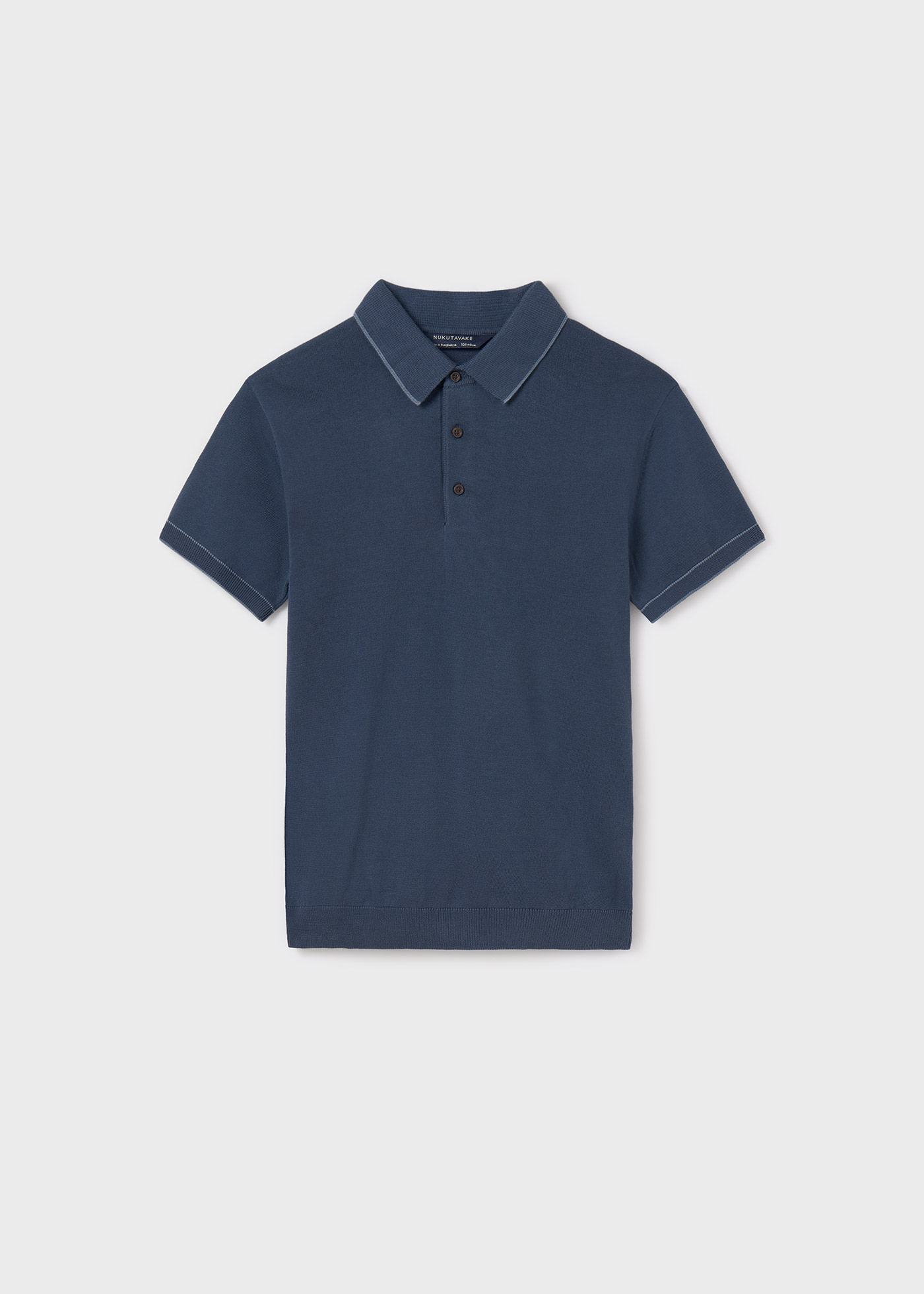 Boy tricot contrast polo shirt