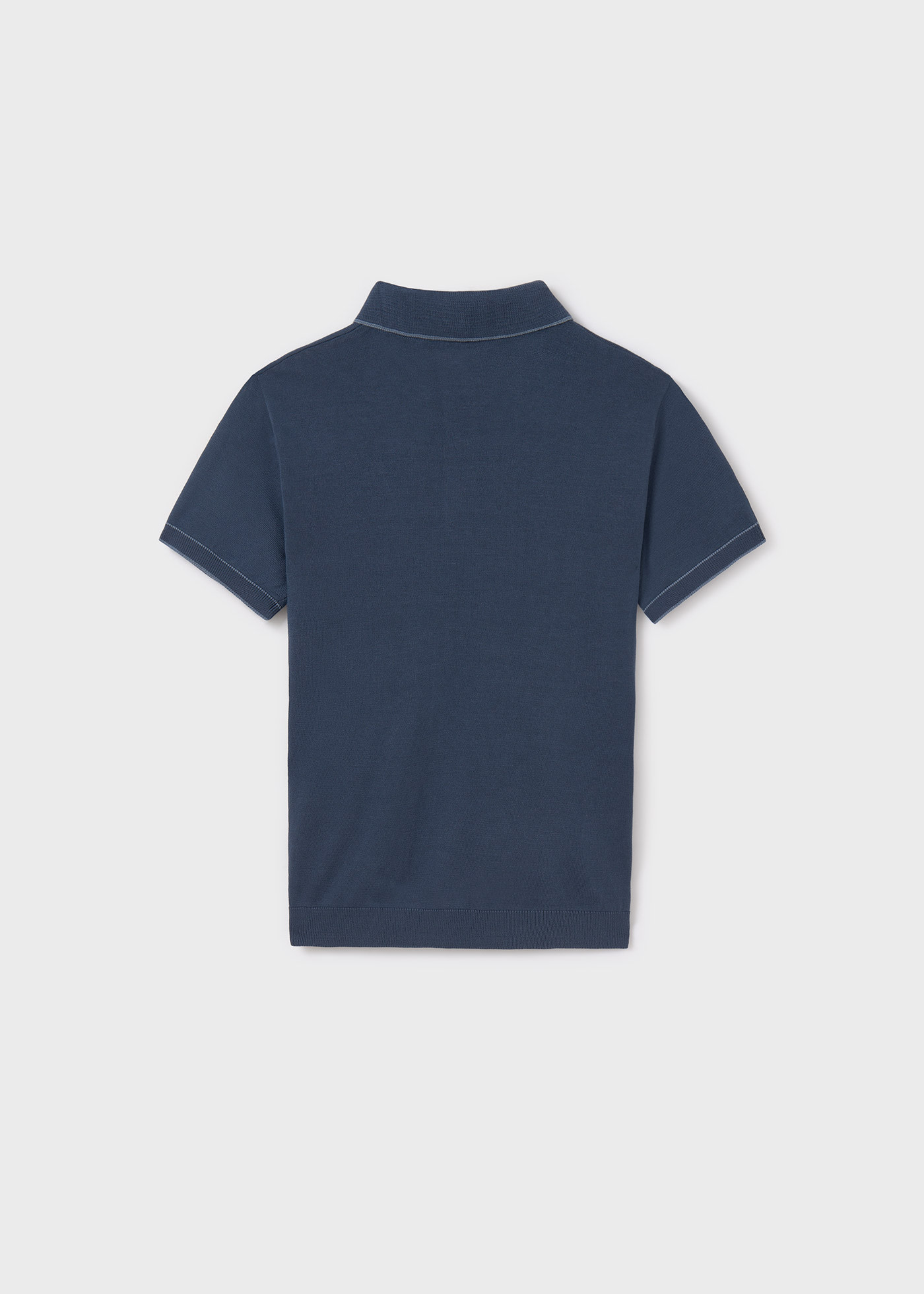 Polo tricot contrasti ragazzo