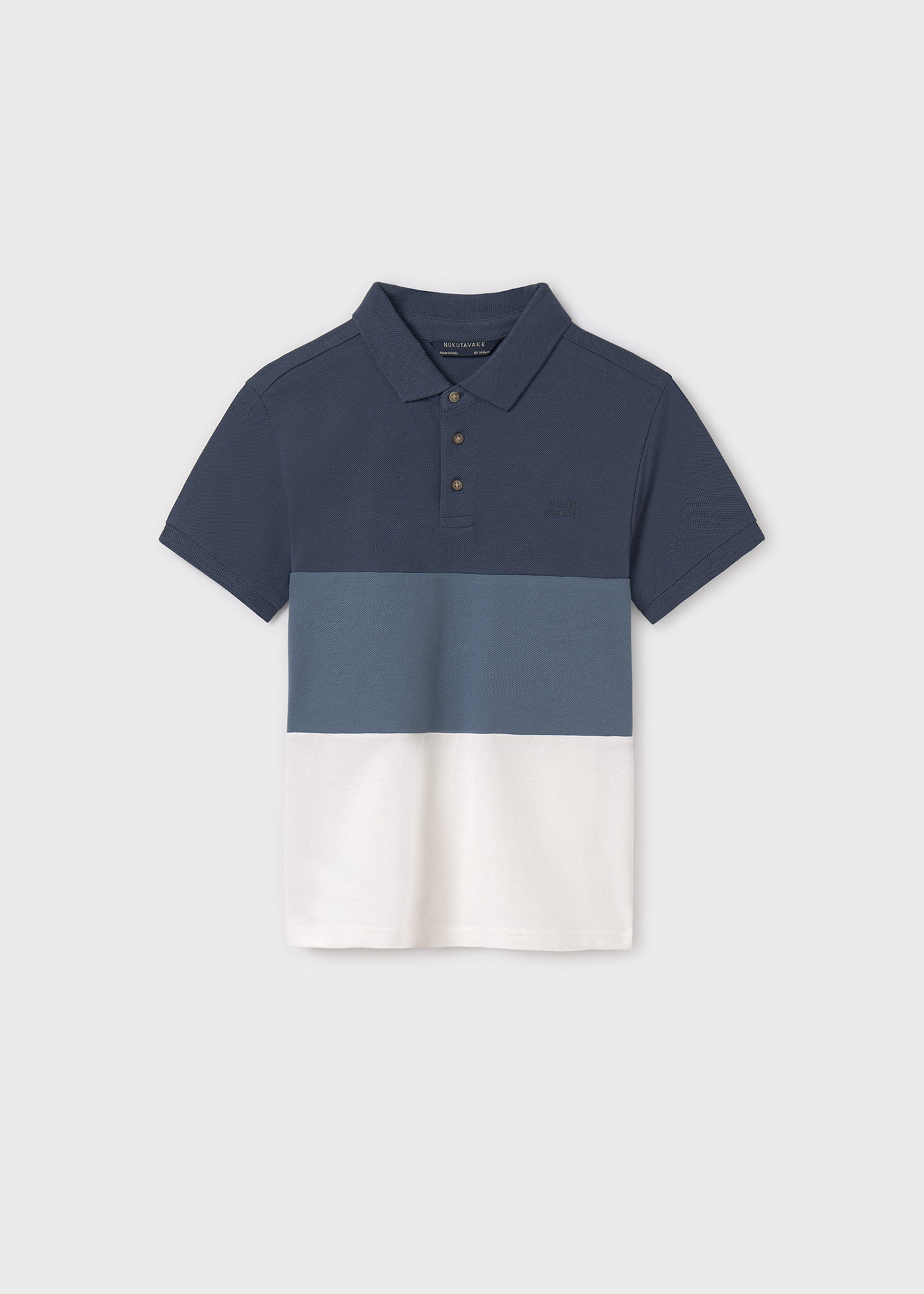 Boy block colour polo shirt