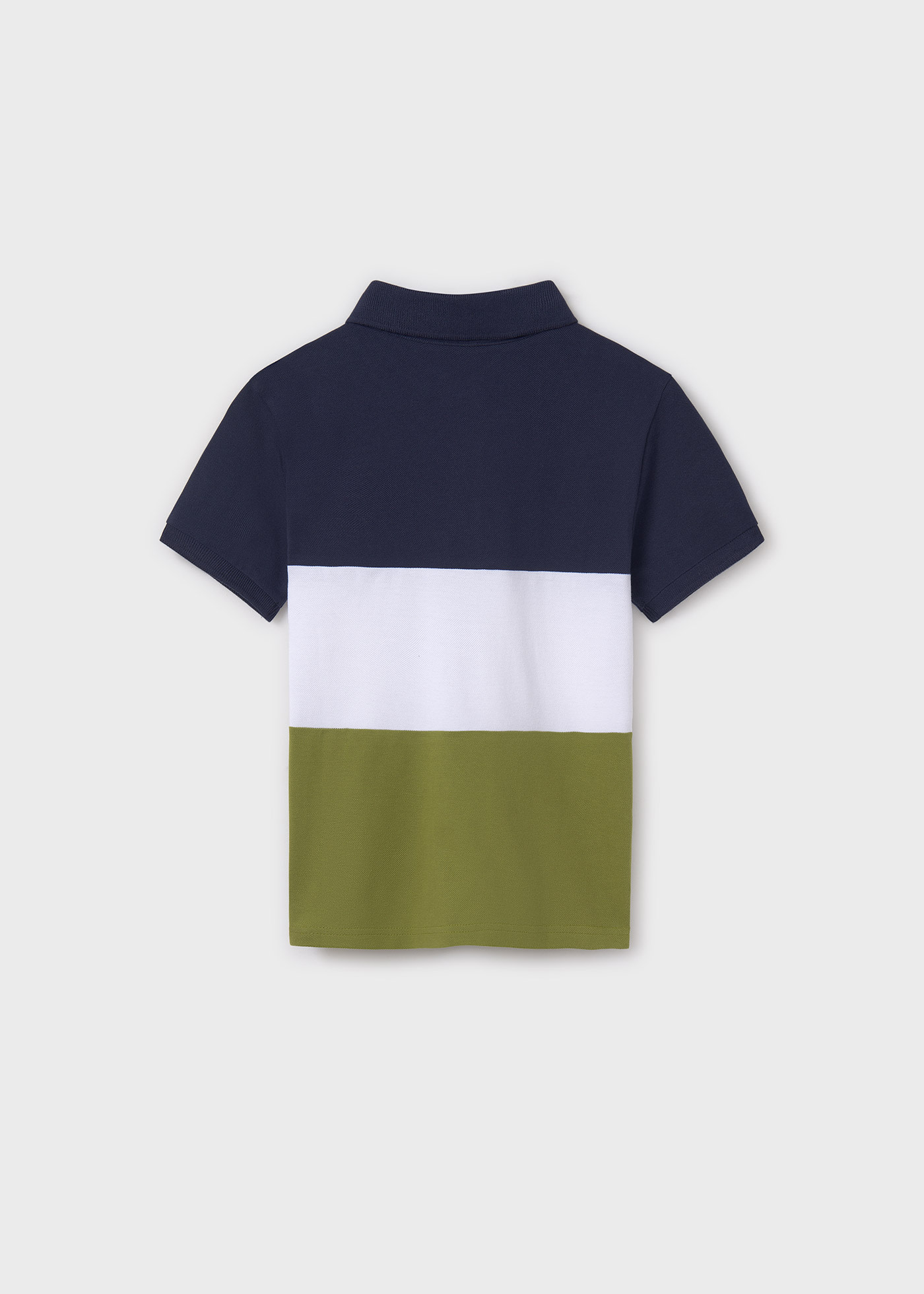 Boy block colour polo shirt