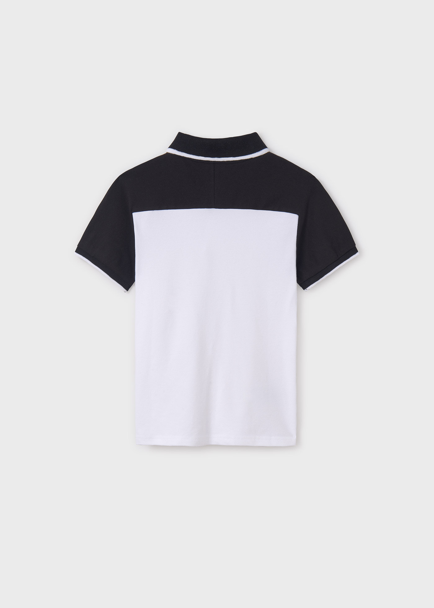 Polo contrasti colore ragazzo