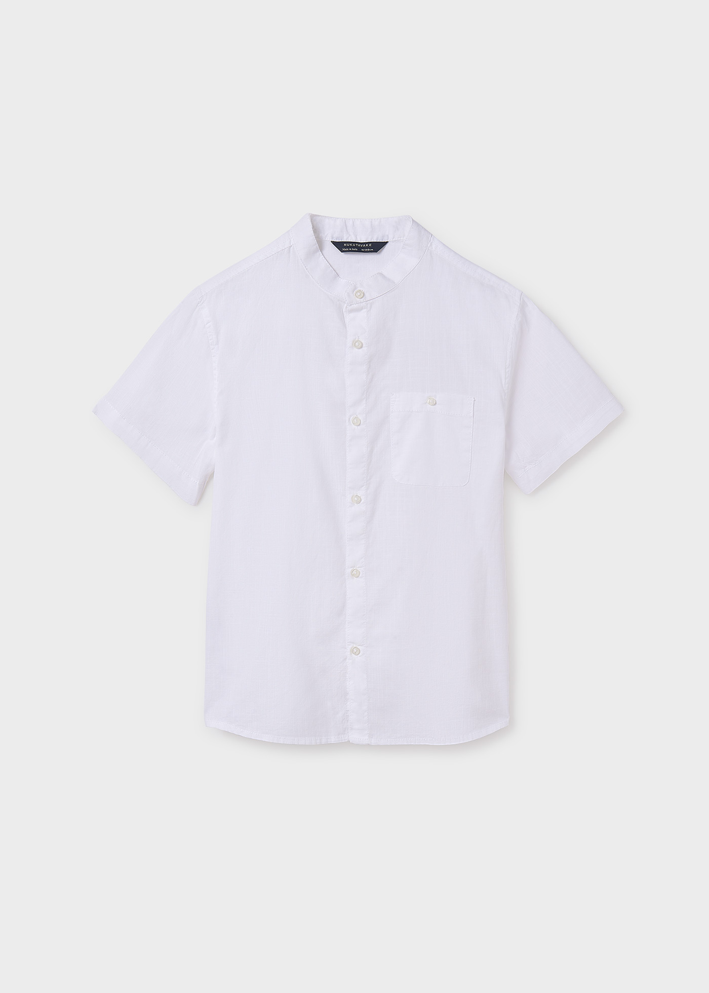 Boy Mandarin Collar Shirt