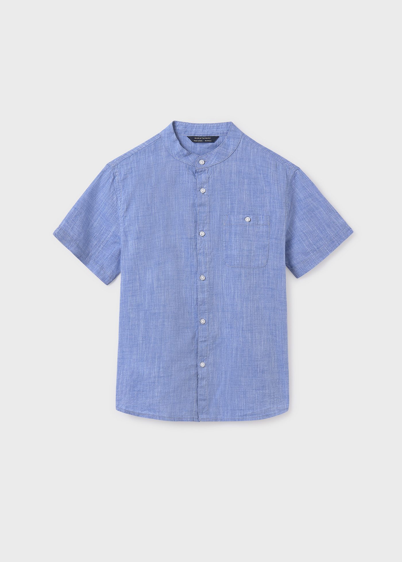 Boy Mandarin Collar Shirt