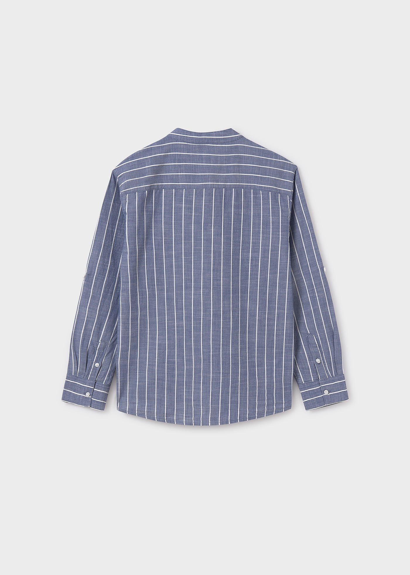 Camicia manica lunga colletto coreana ragazzo