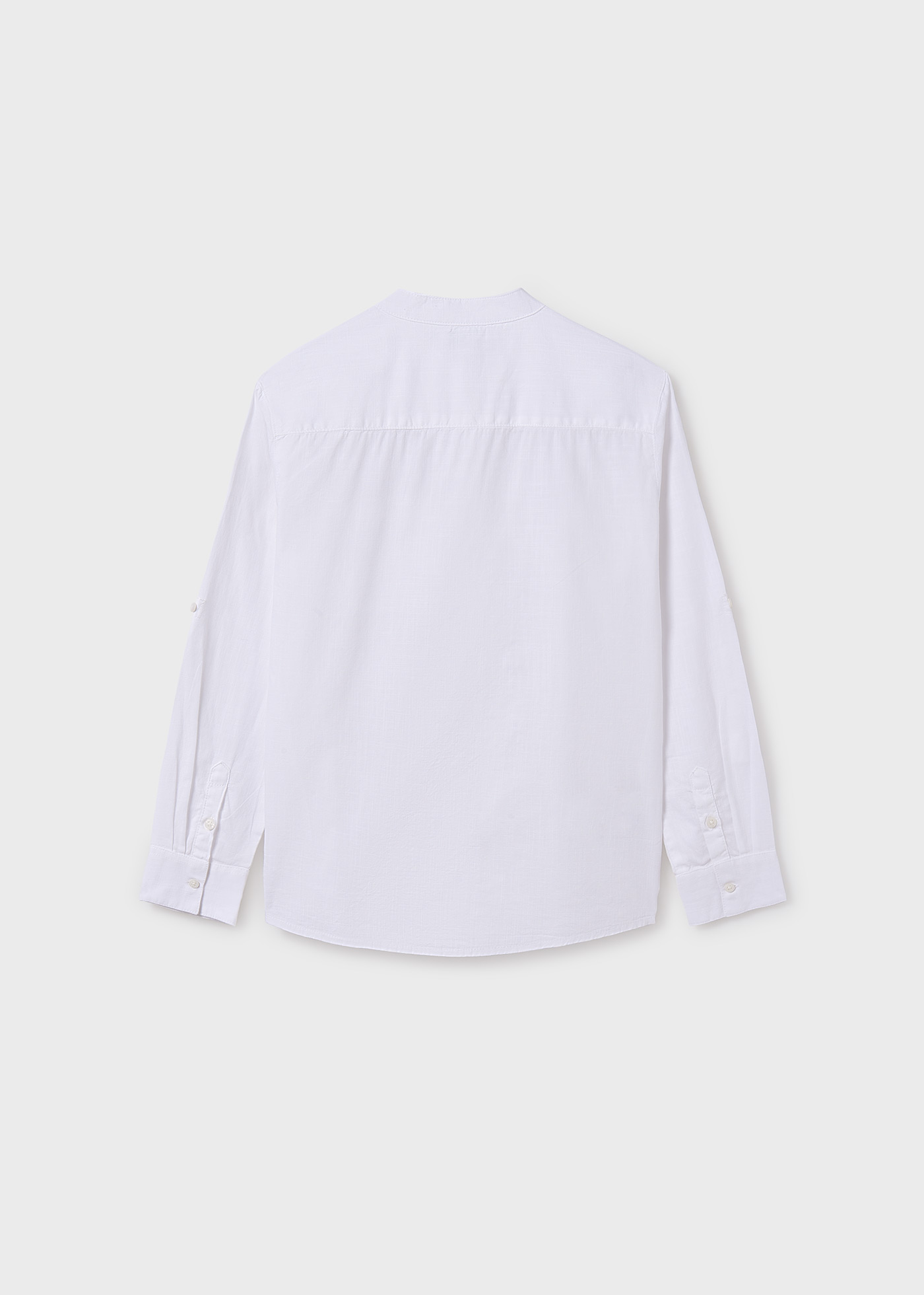 Camicia manica lunga colletto coreana ragazzo