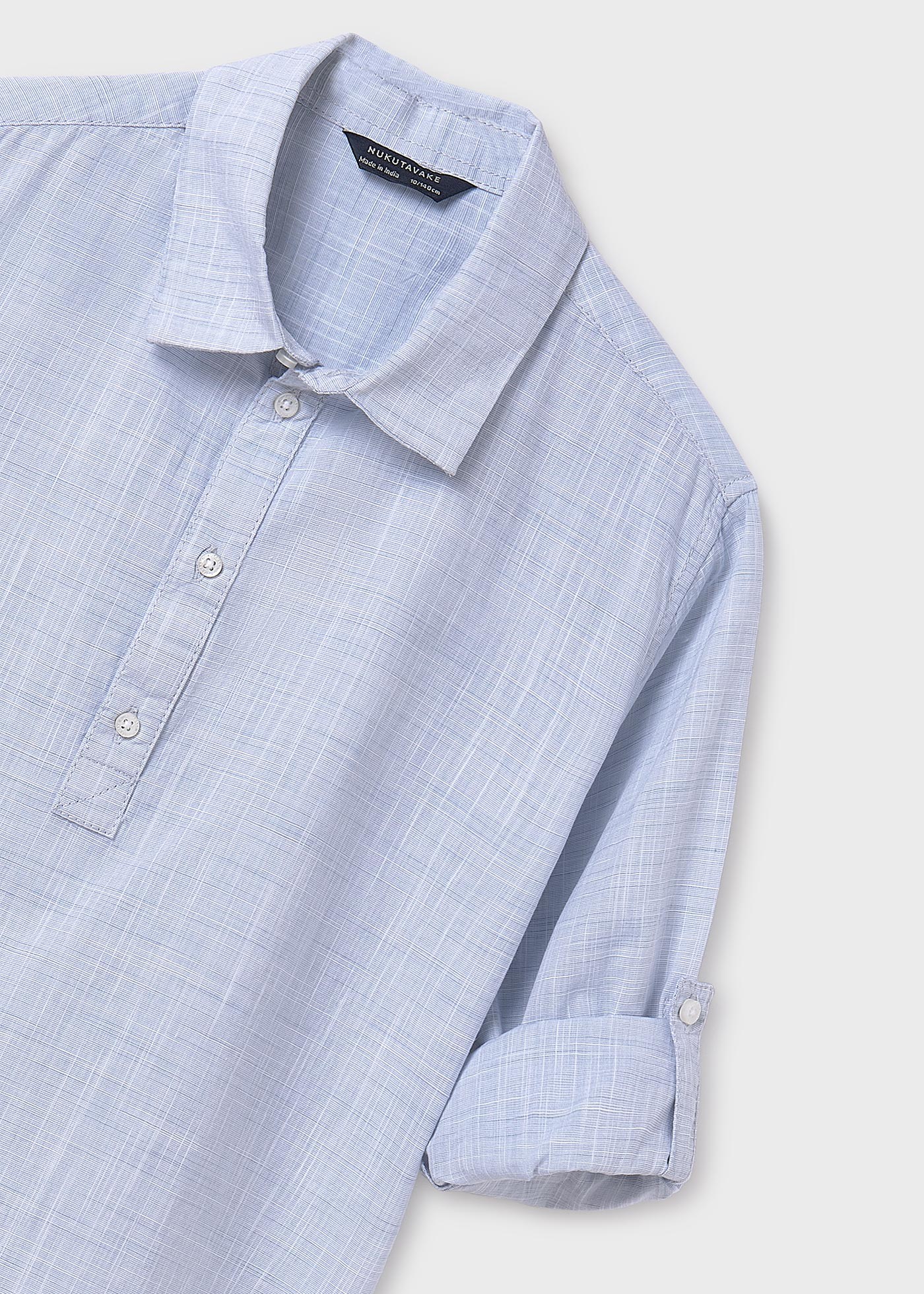 Camicia modello polo manica lunga ragazzo