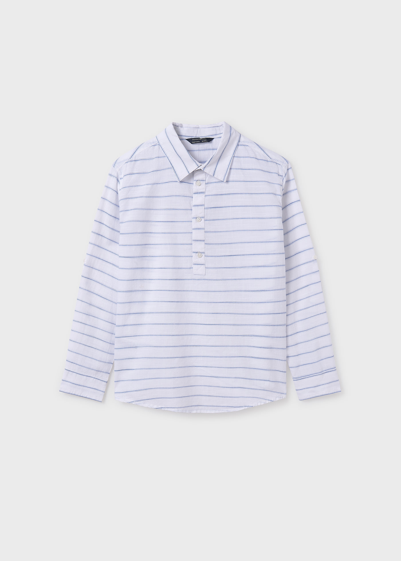 Camicia modello polo manica lunga ragazzo