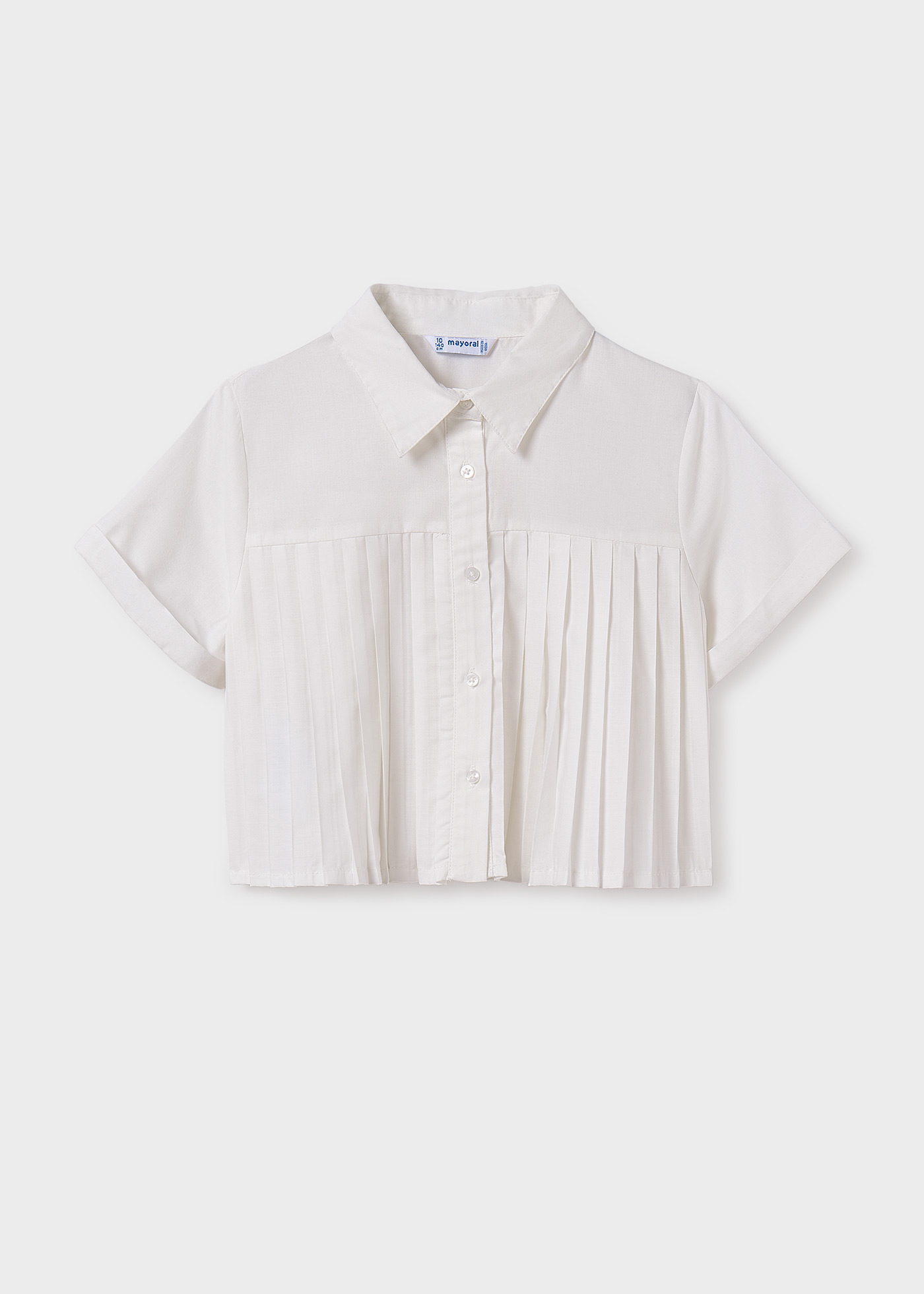 Blouse plissée fille