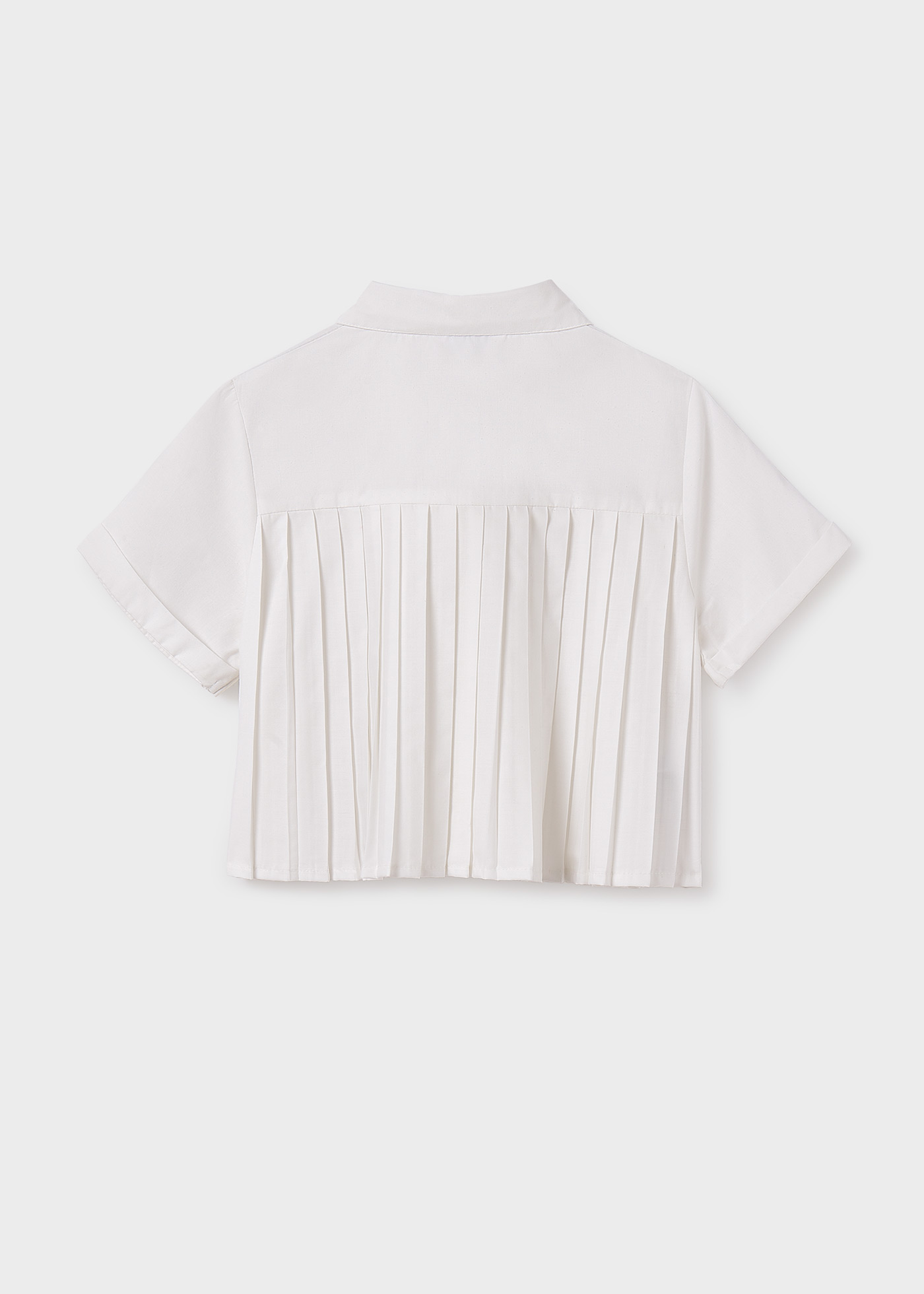 Blouse plissée fille