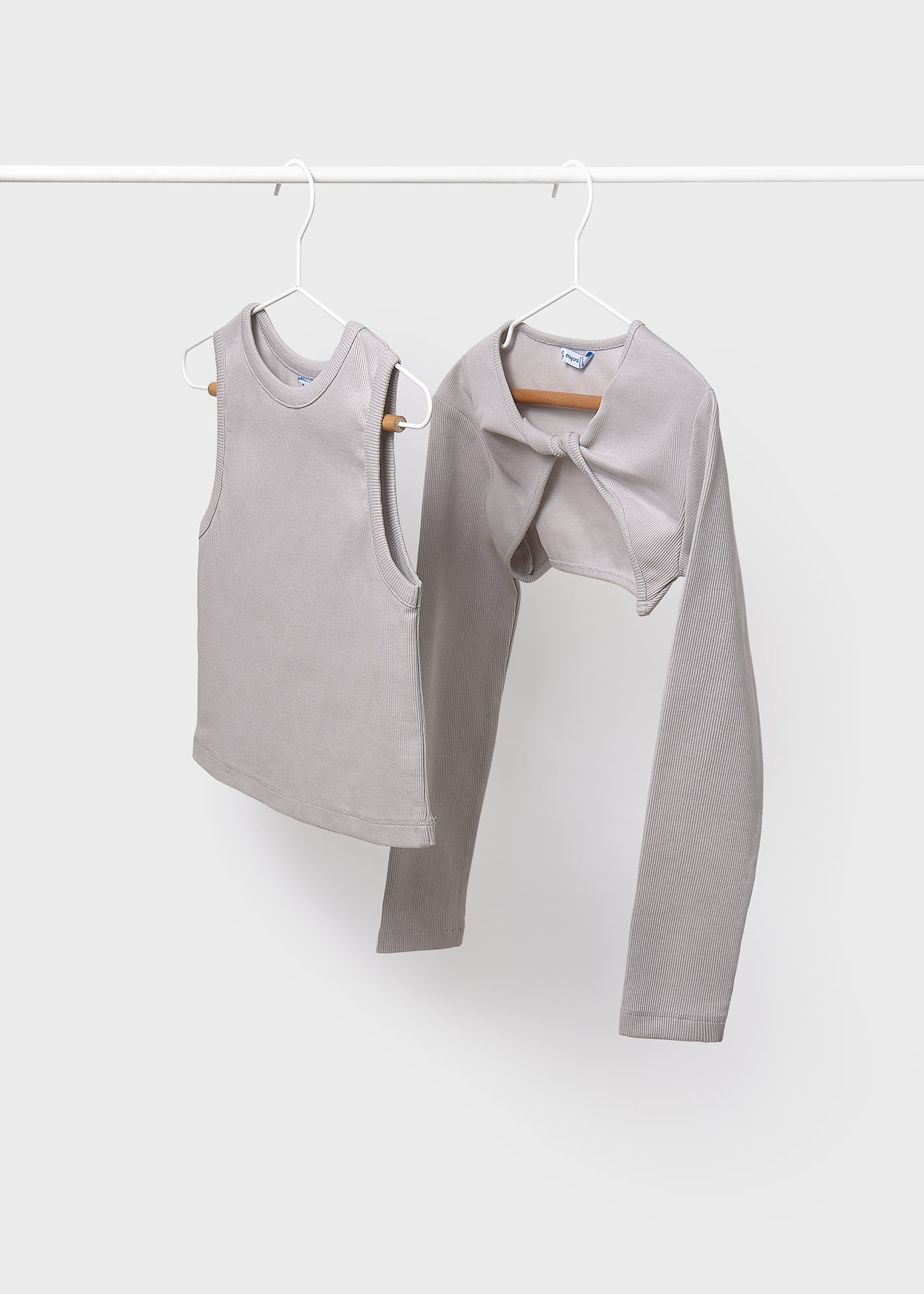 Tricou cu cardigan bolero fata