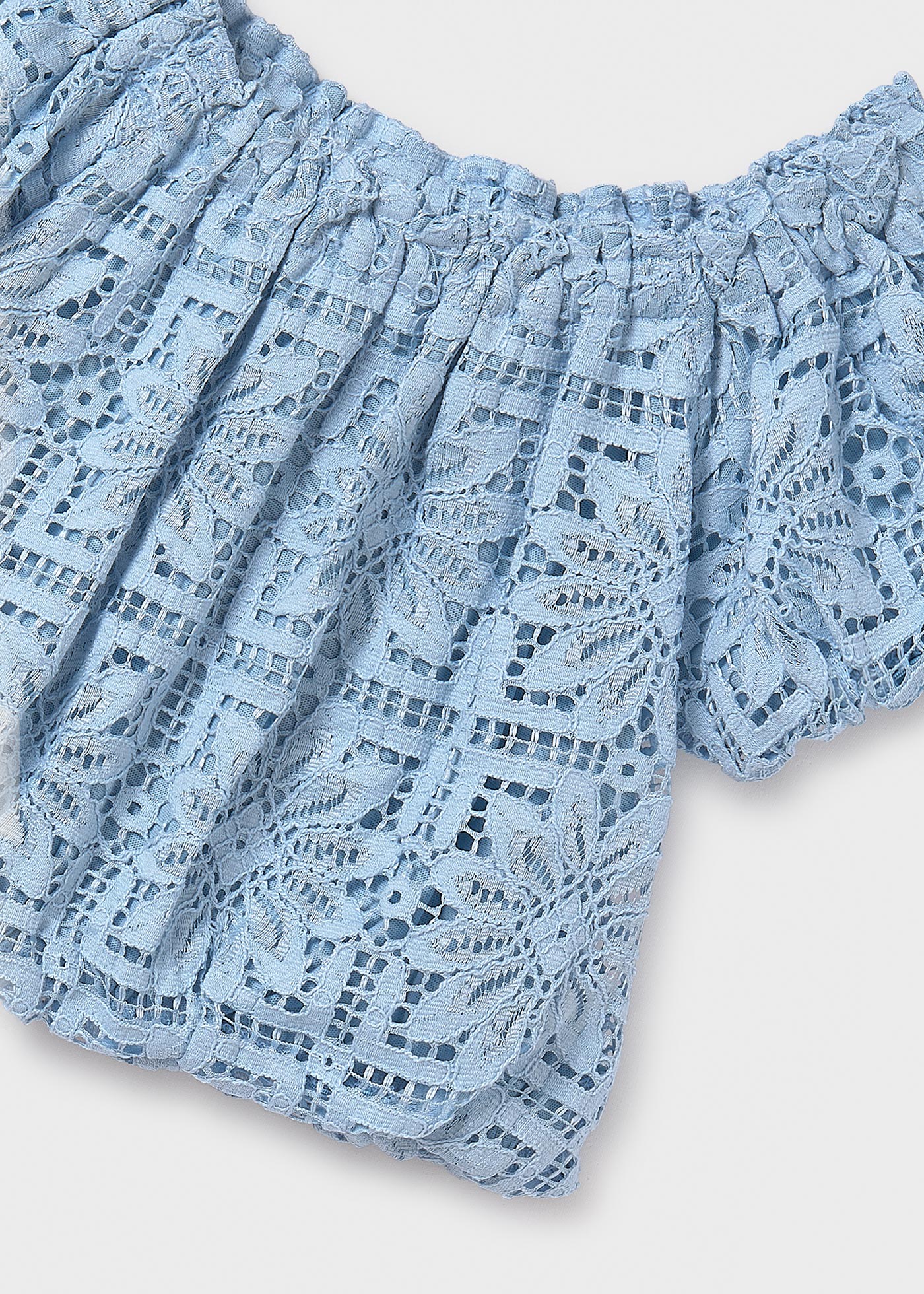 Top pizzo ragazza