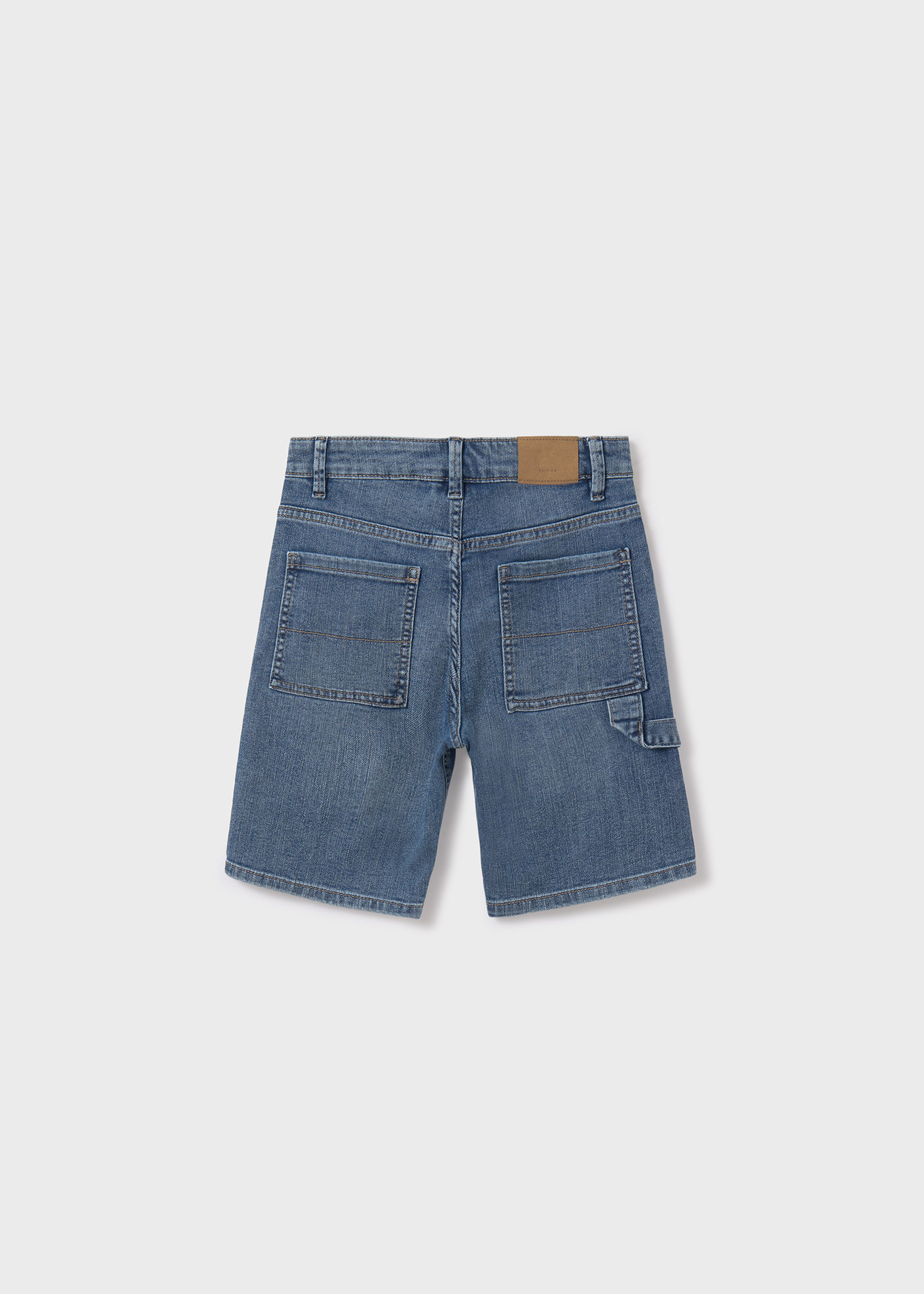 Bermuda à maxi-poches en denim garçon