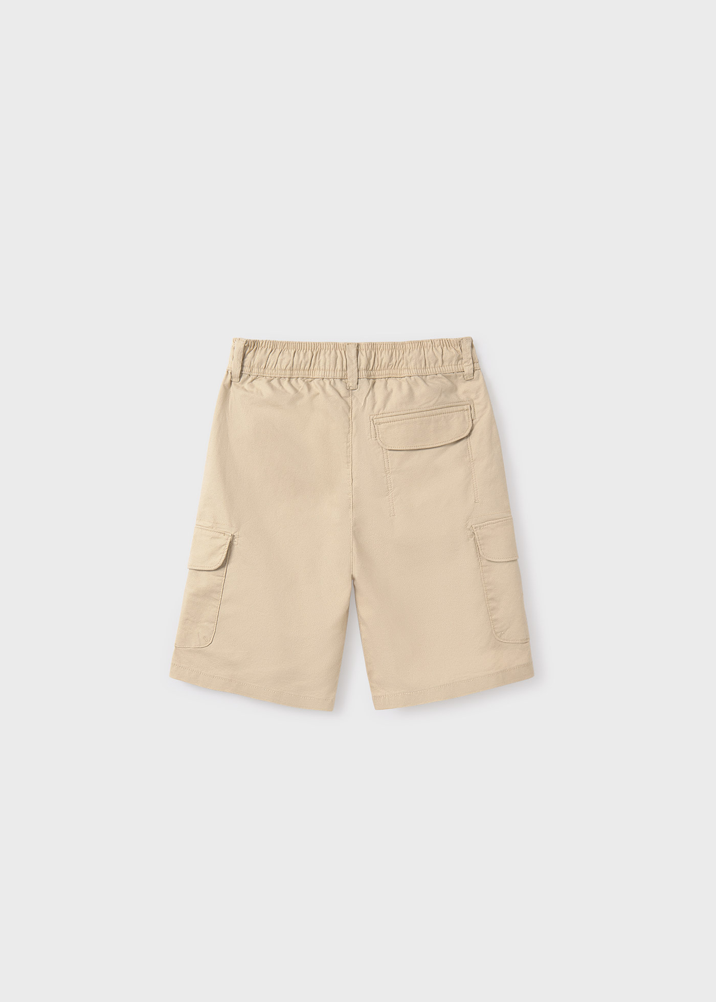 Boy cargo linen shorts