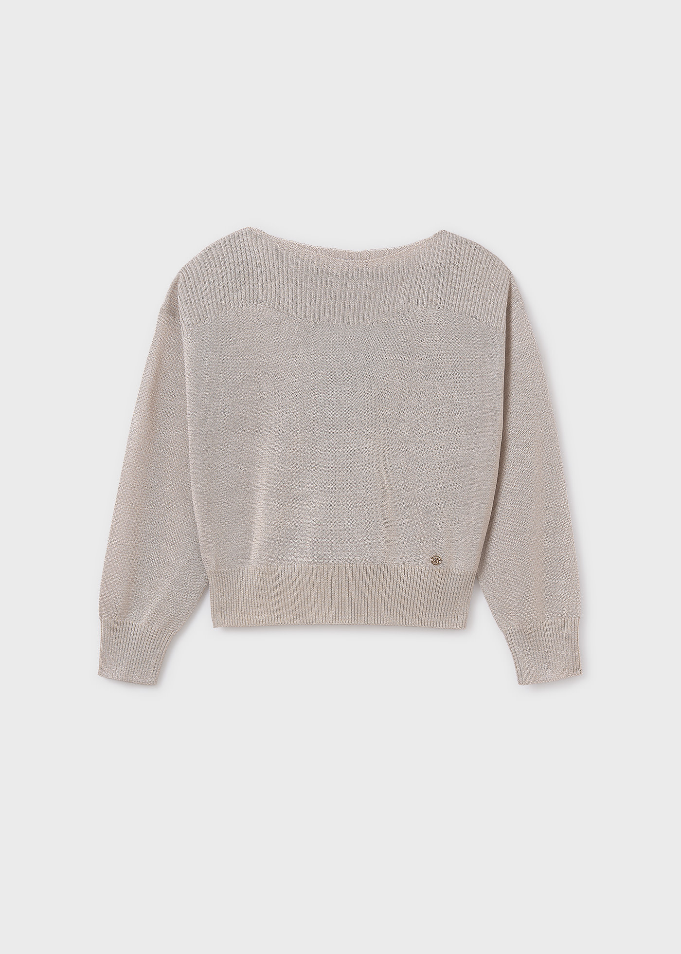 Maglione dettagli costine ragazza