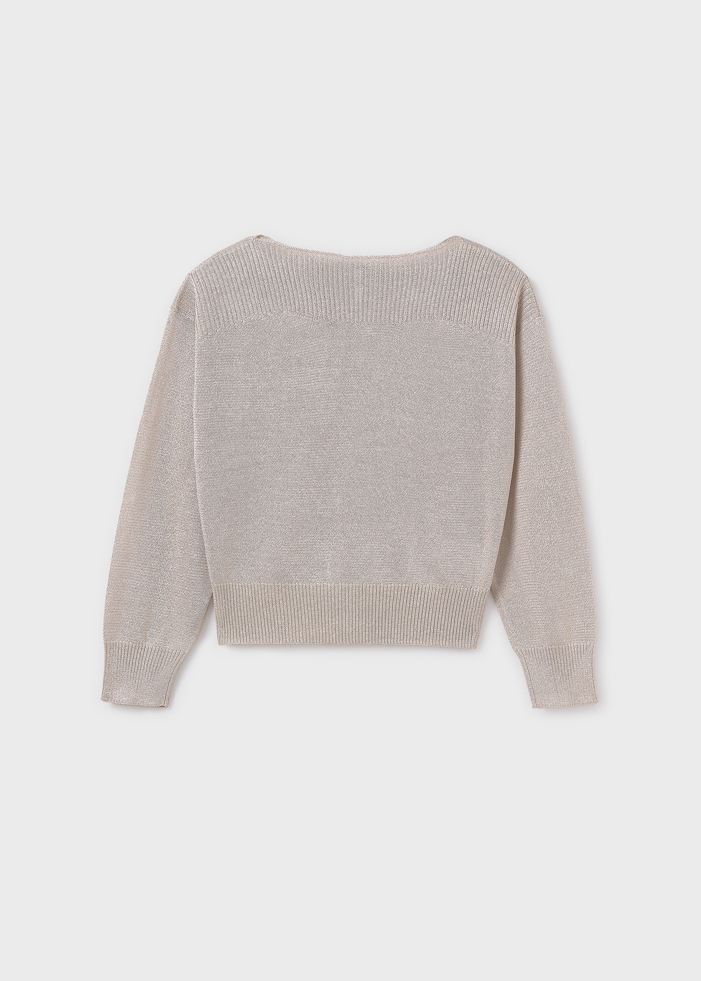 Maglione dettagli costine ragazza