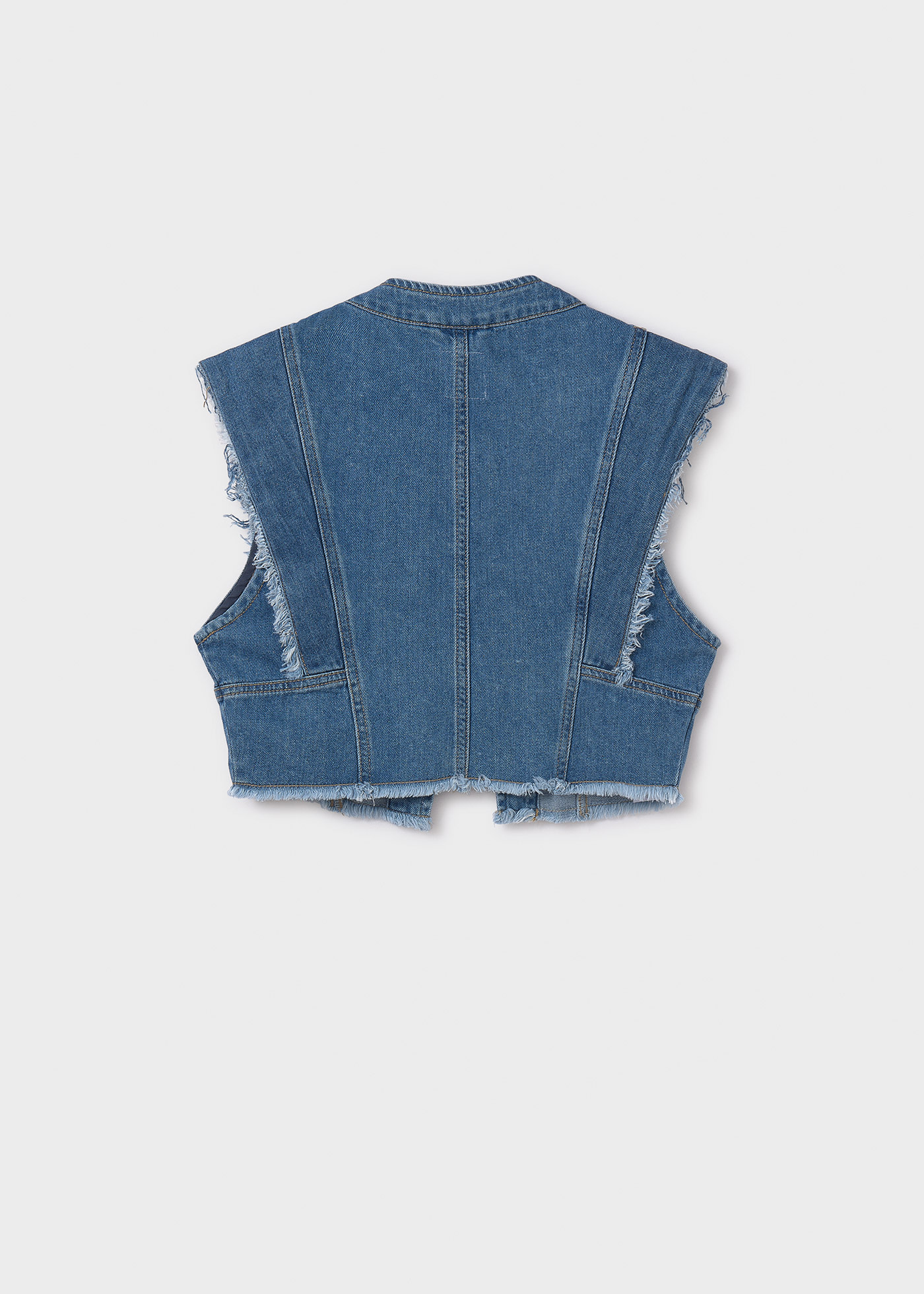 Gilet en denim fille