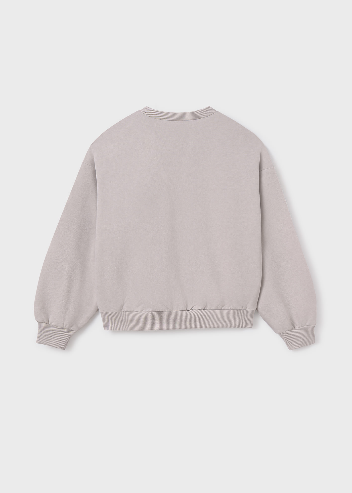 Sweat-shirt texte métallique pour fille