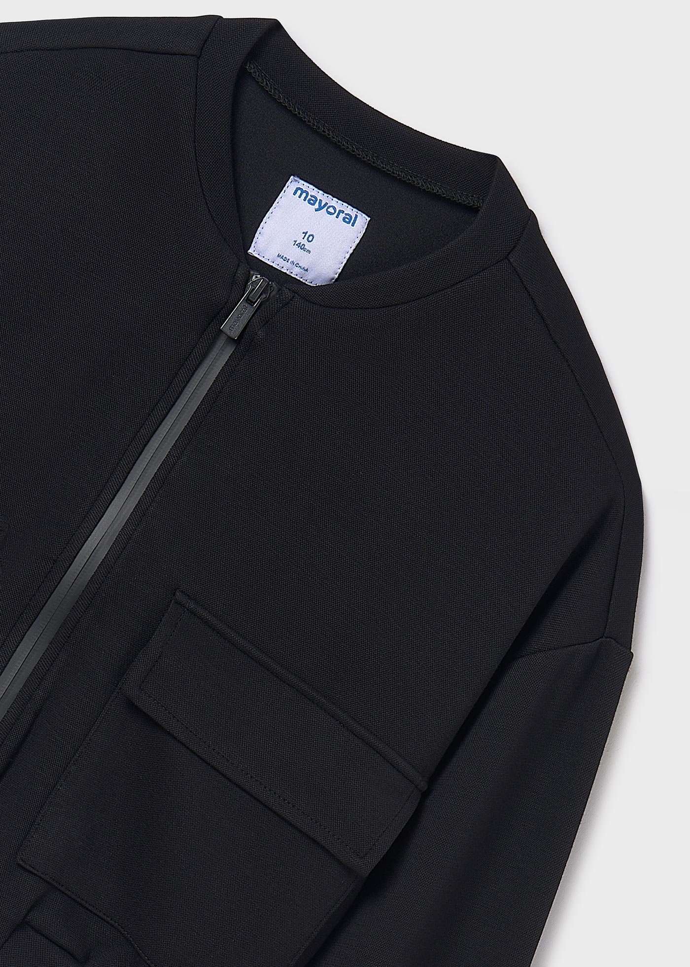 Bluza z suwakiem i kieszeniami dla dziewczynki