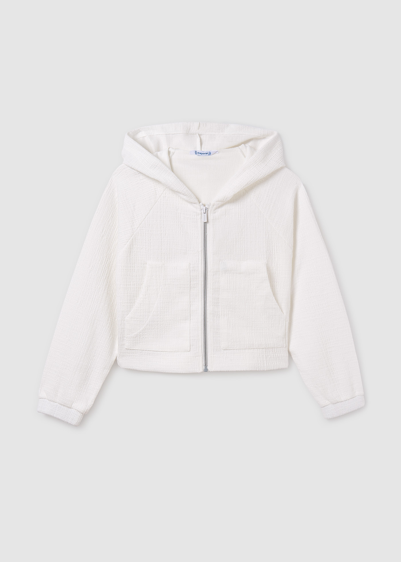 Girl structured zip hoodie