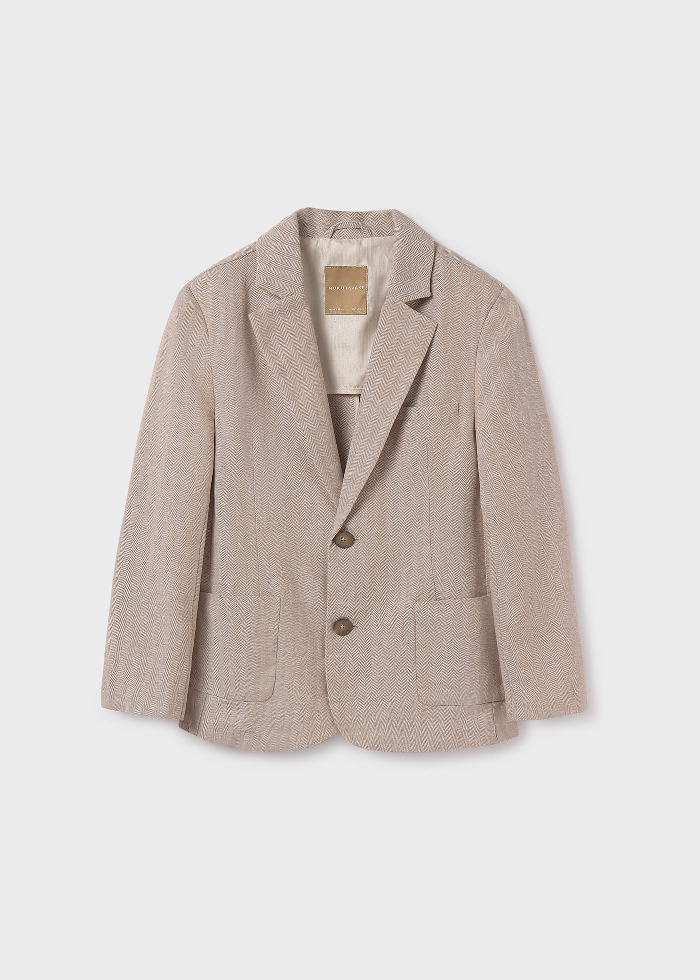 Blazer elegante com linho rapaz