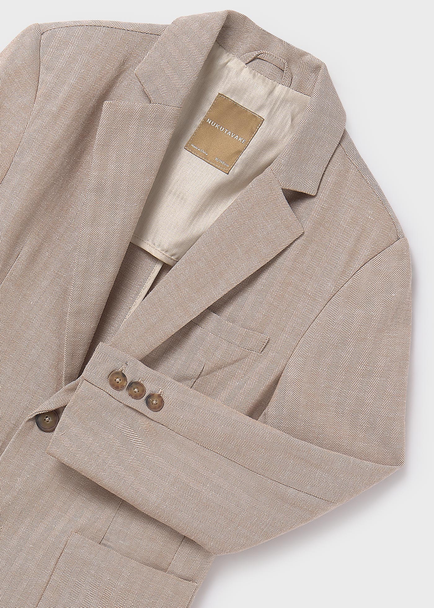 Blazer elegante com linho rapaz