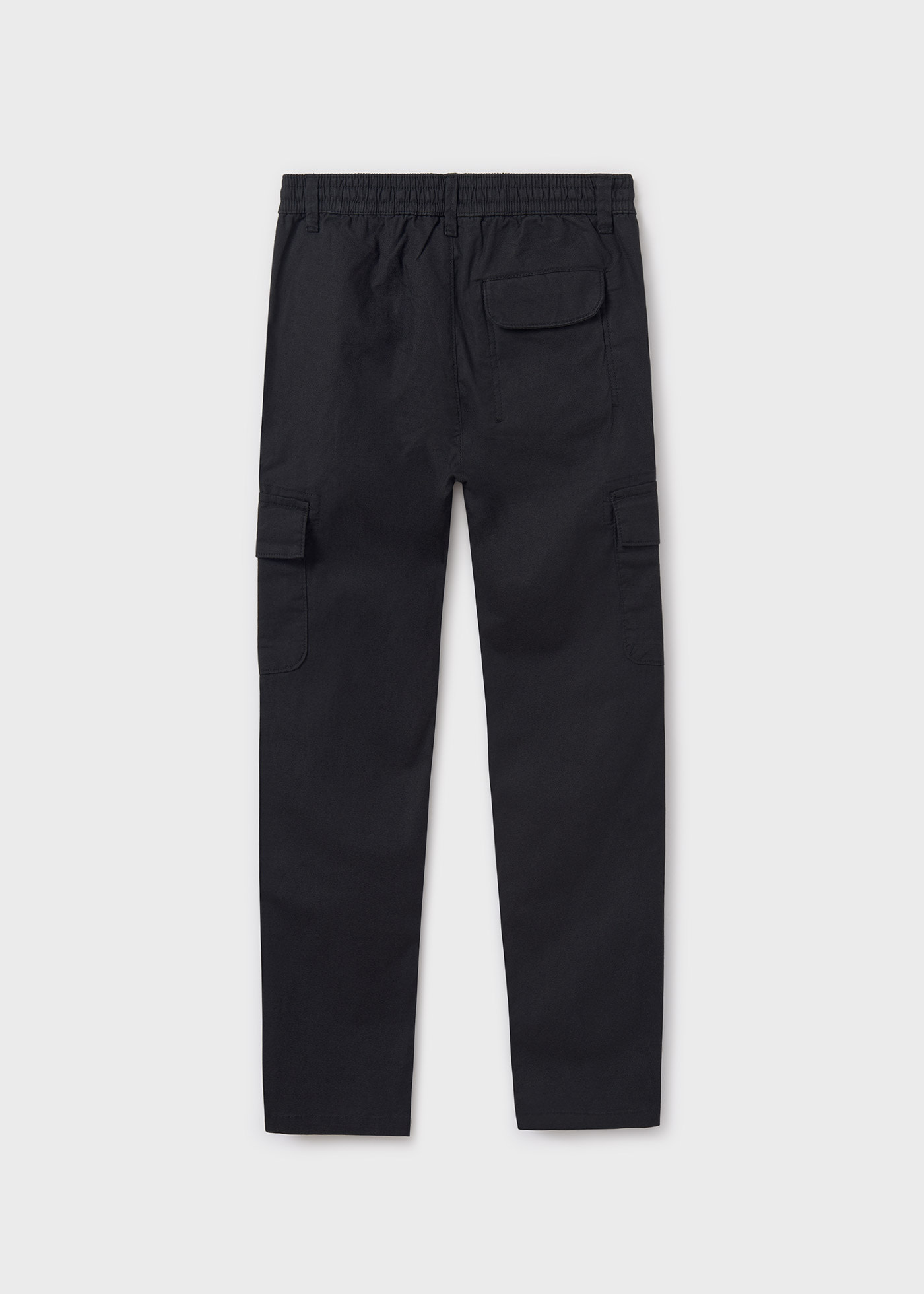 Boy Linen-Blend Cargo Chino Pants