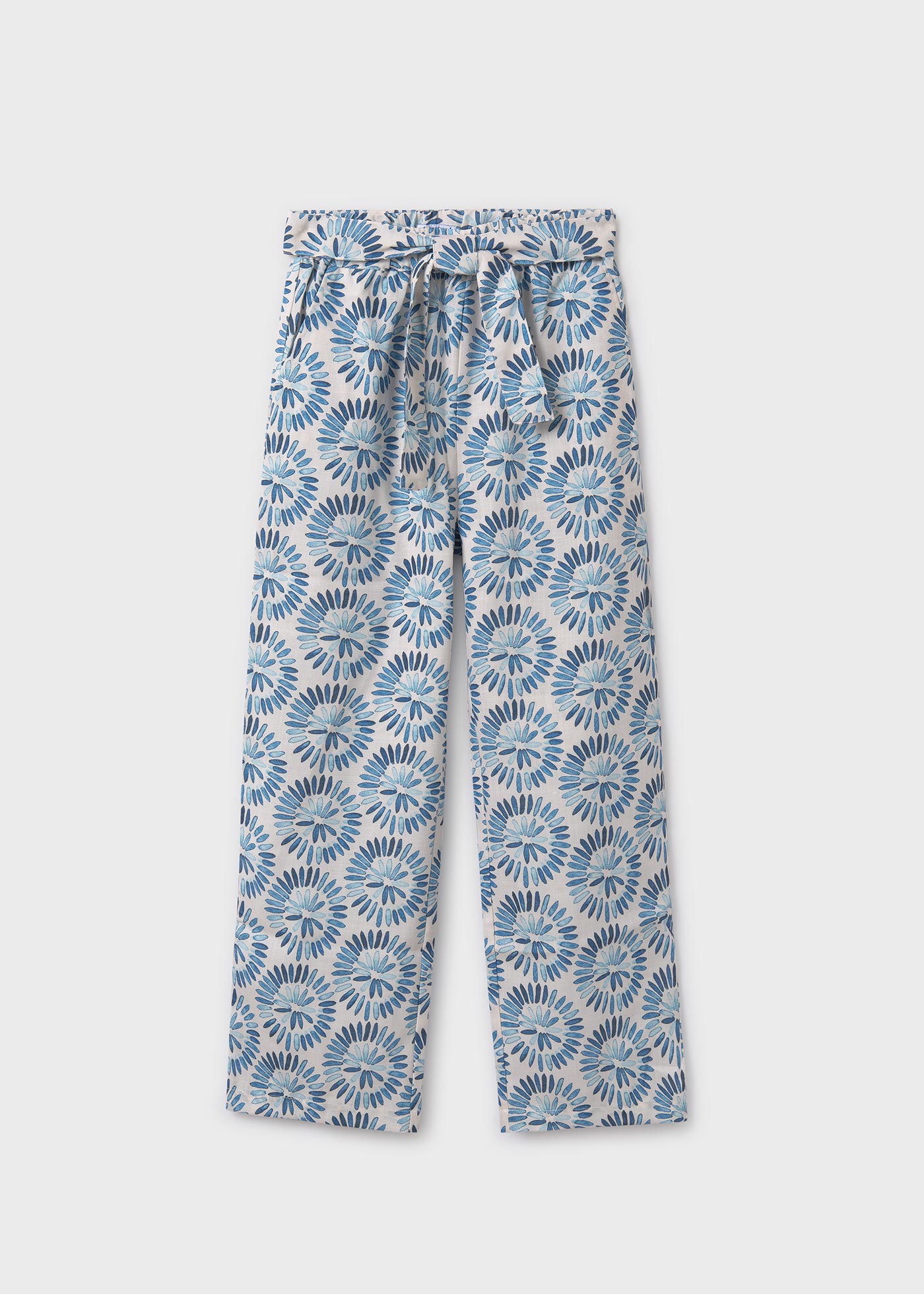 Pantaloni imprimeu fata