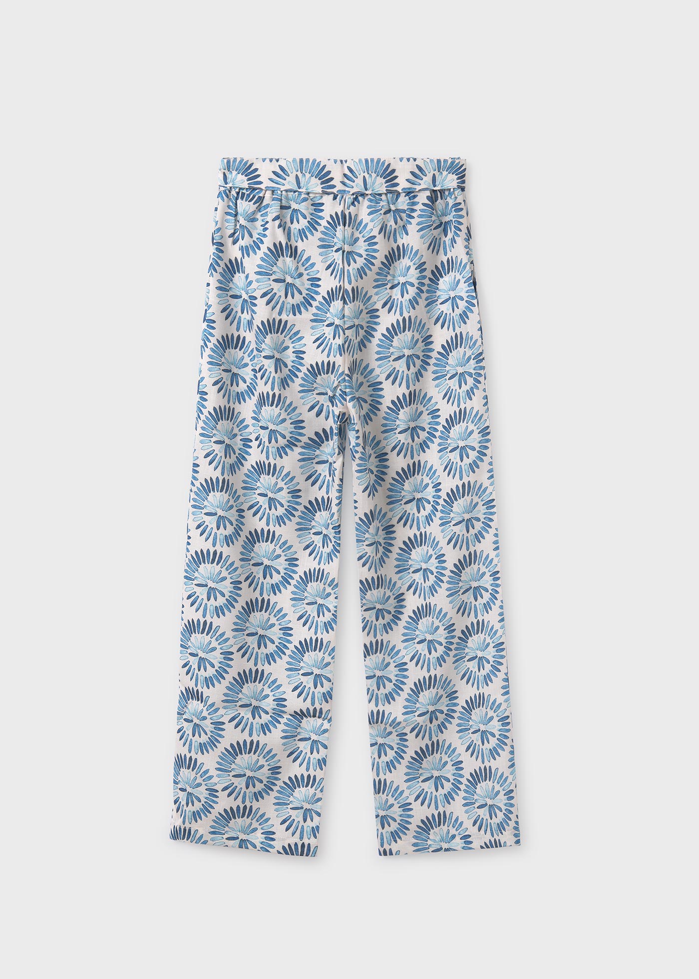 Pantaloni imprimeu fata