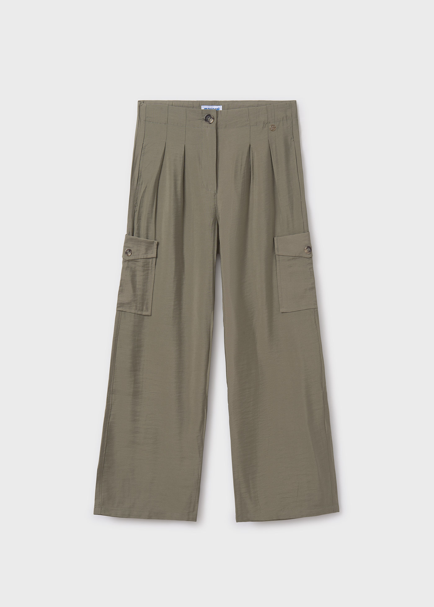 Girl flowy cargo trousers