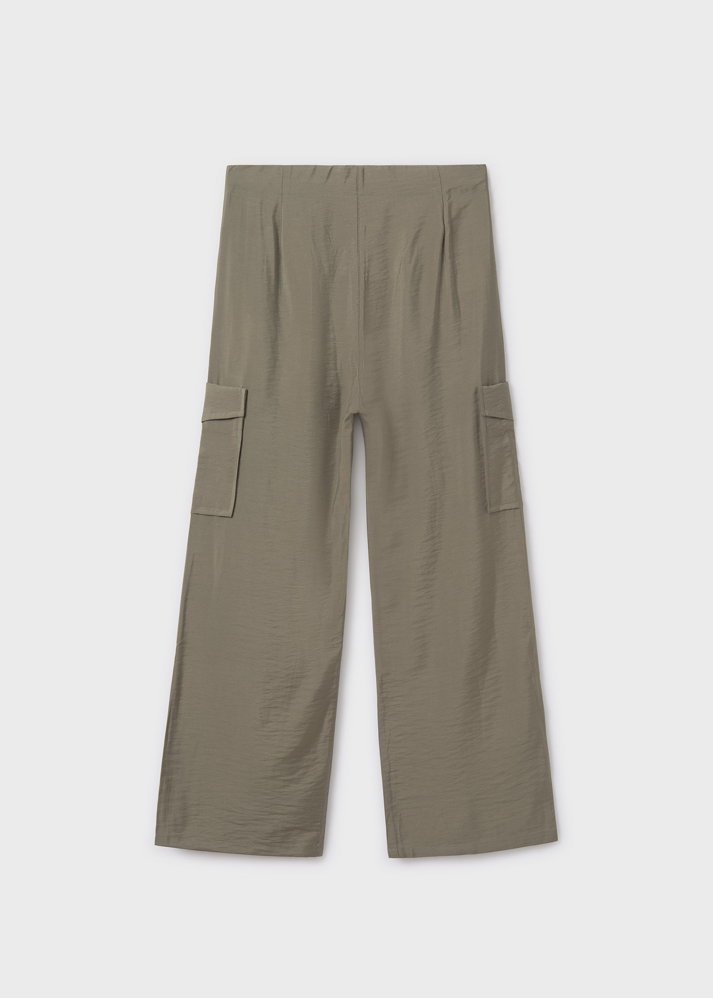 Girl flowy cargo trousers