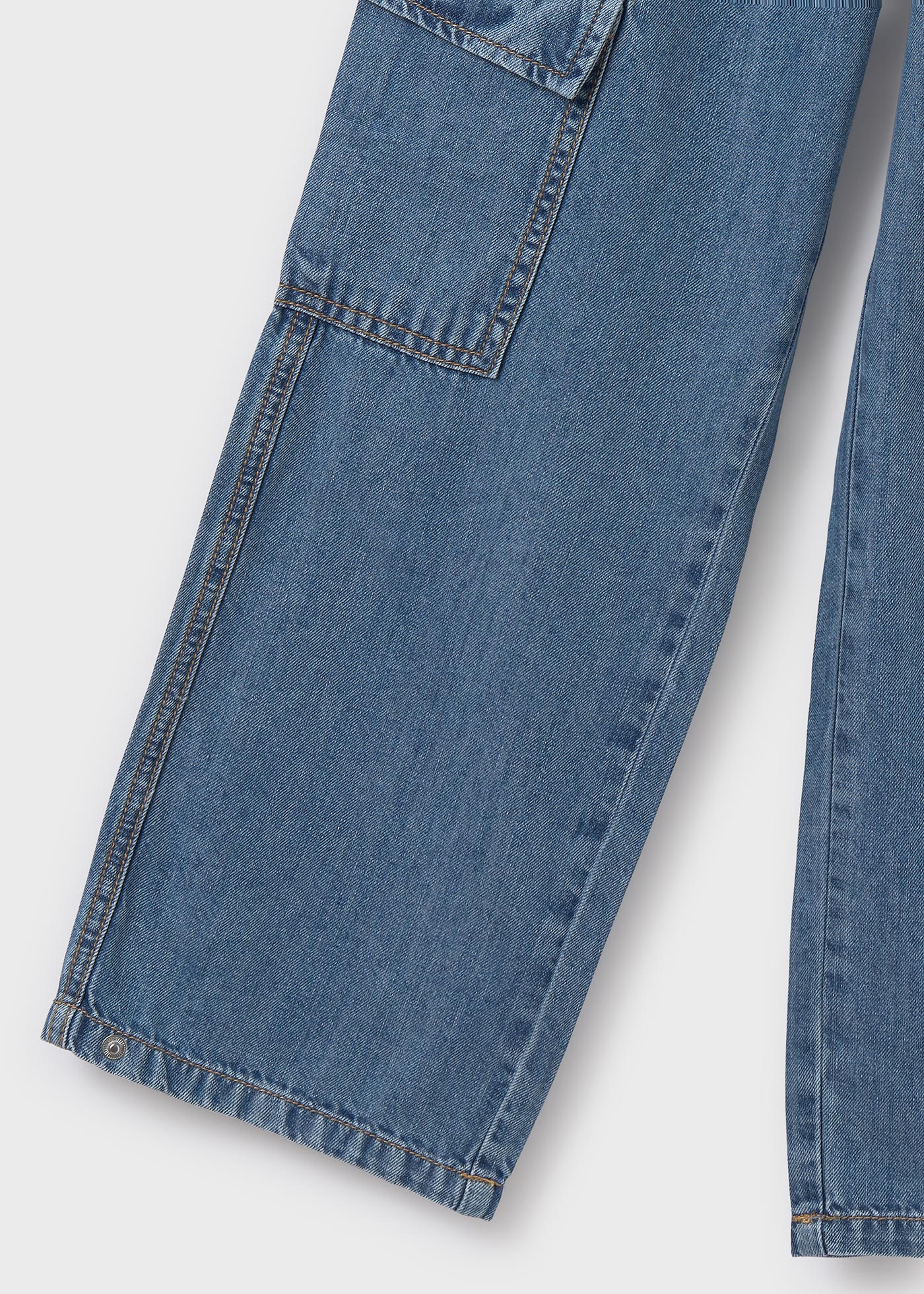 Spodnie jeansowe Relaxed Fit dla dziewczynki
