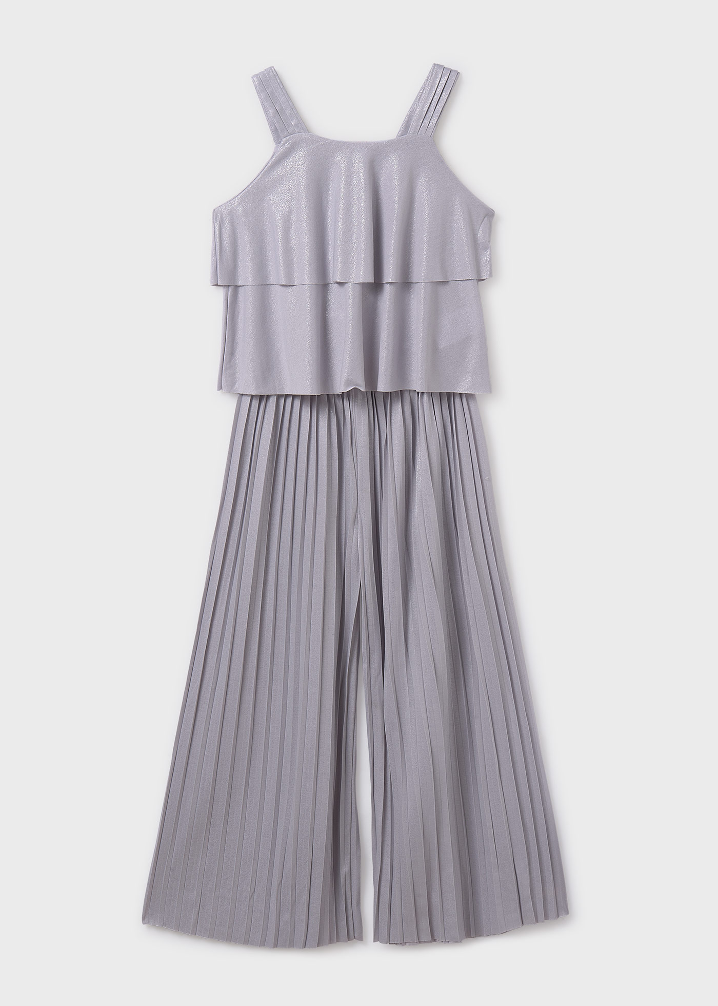 Girl Pleated Top and Pants Set