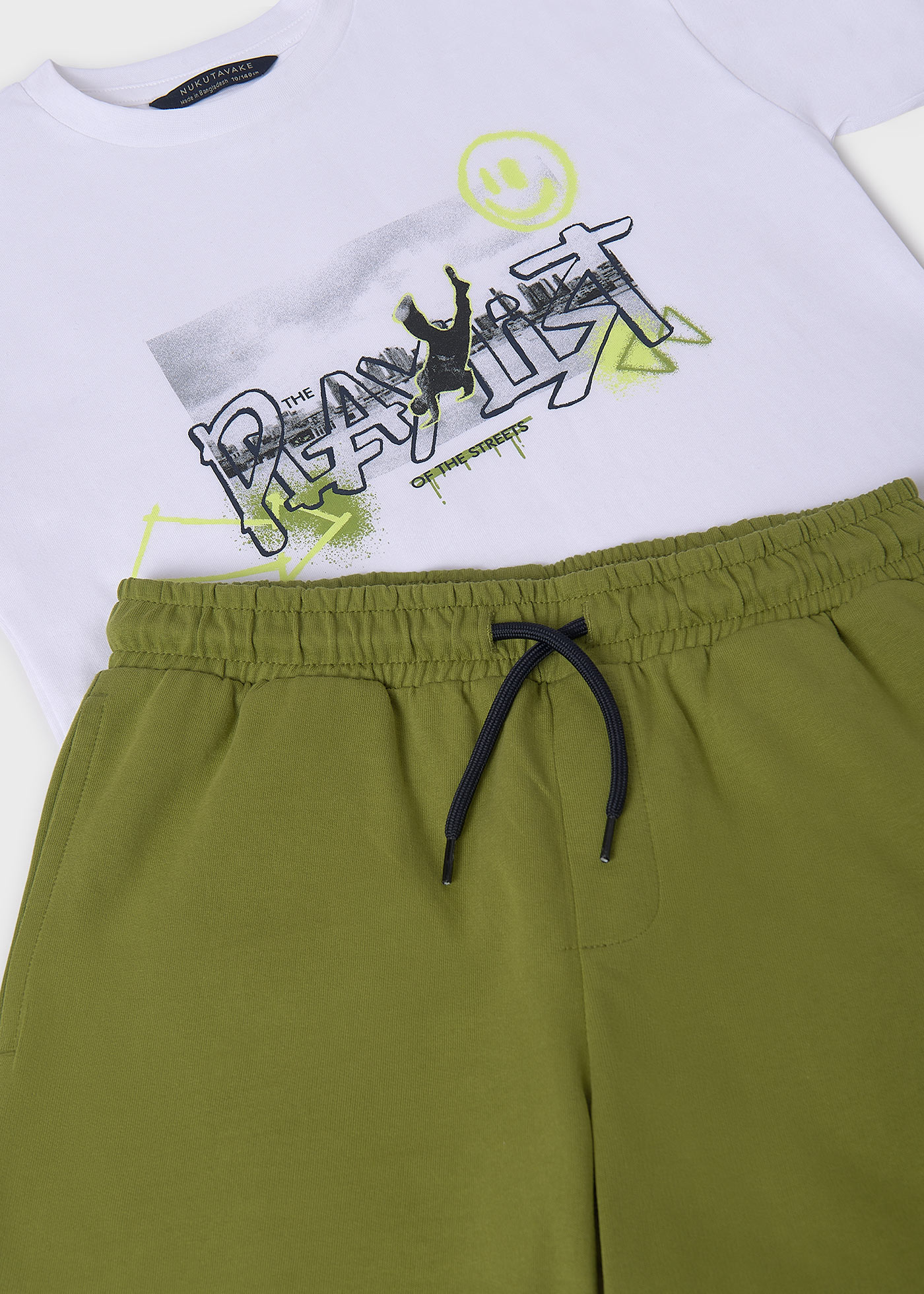 Boy Graphic T-Shirt and Shorts Set