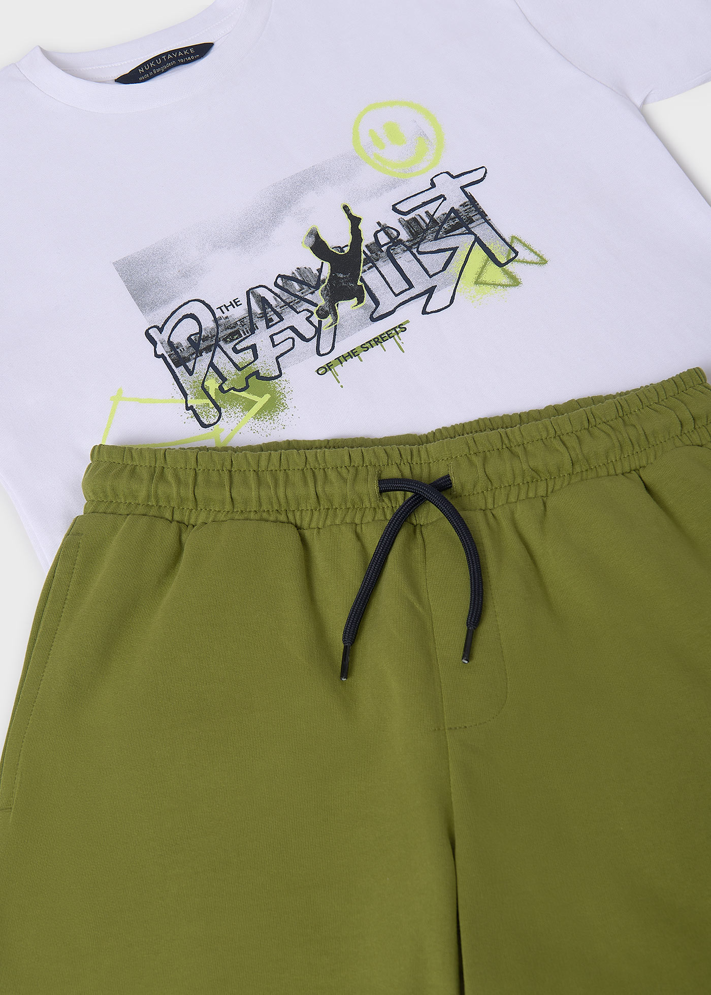 Set bermude si tricou urban baiat
