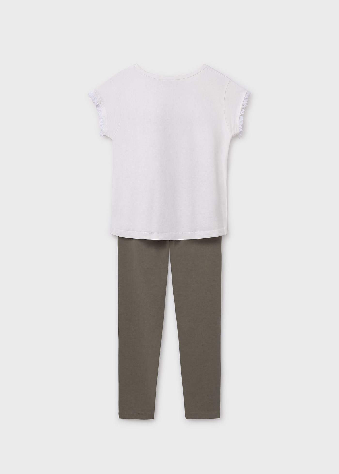 Conjunto leggings e t-shirt rapariga
