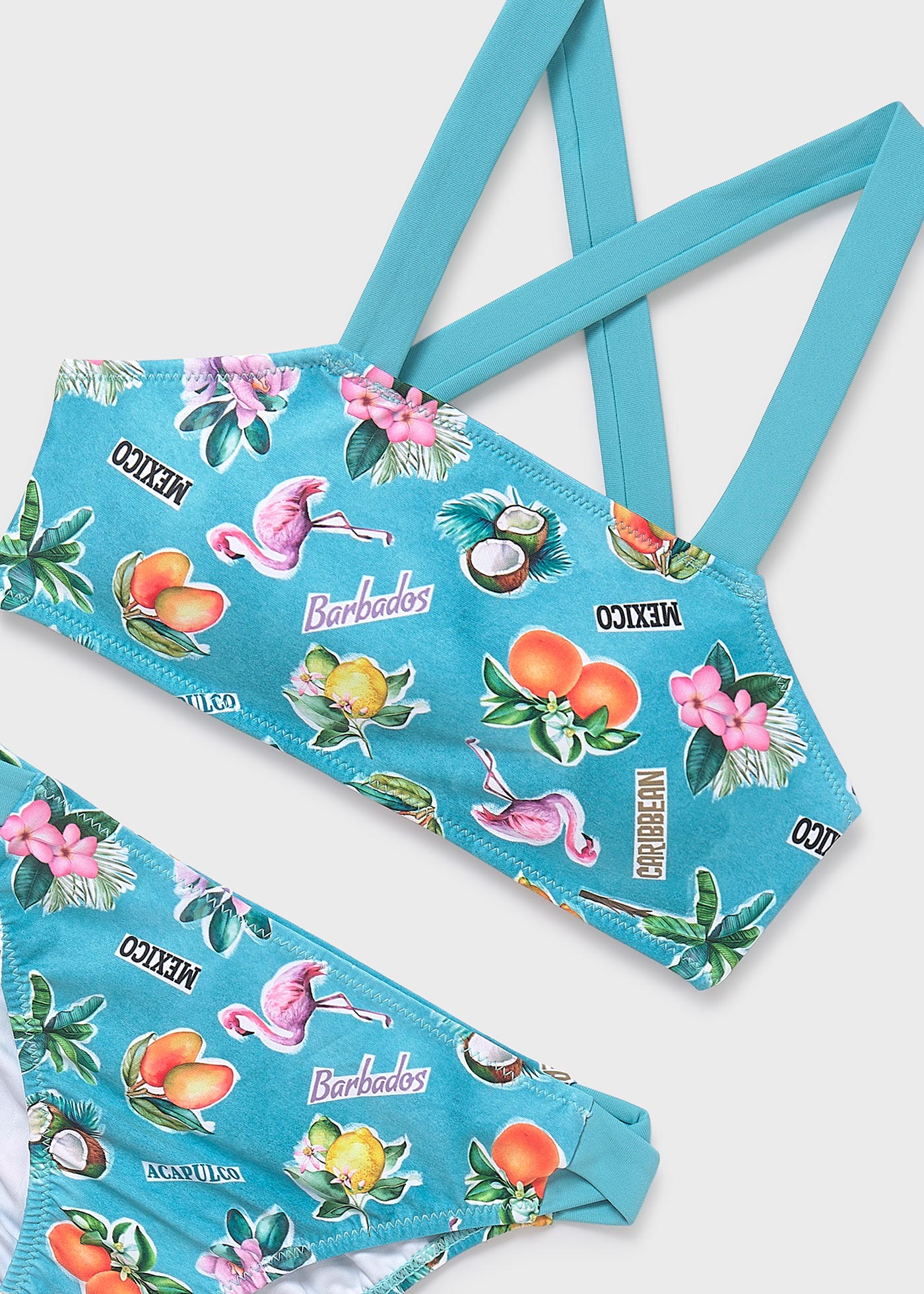 Bikini stampato ragazza