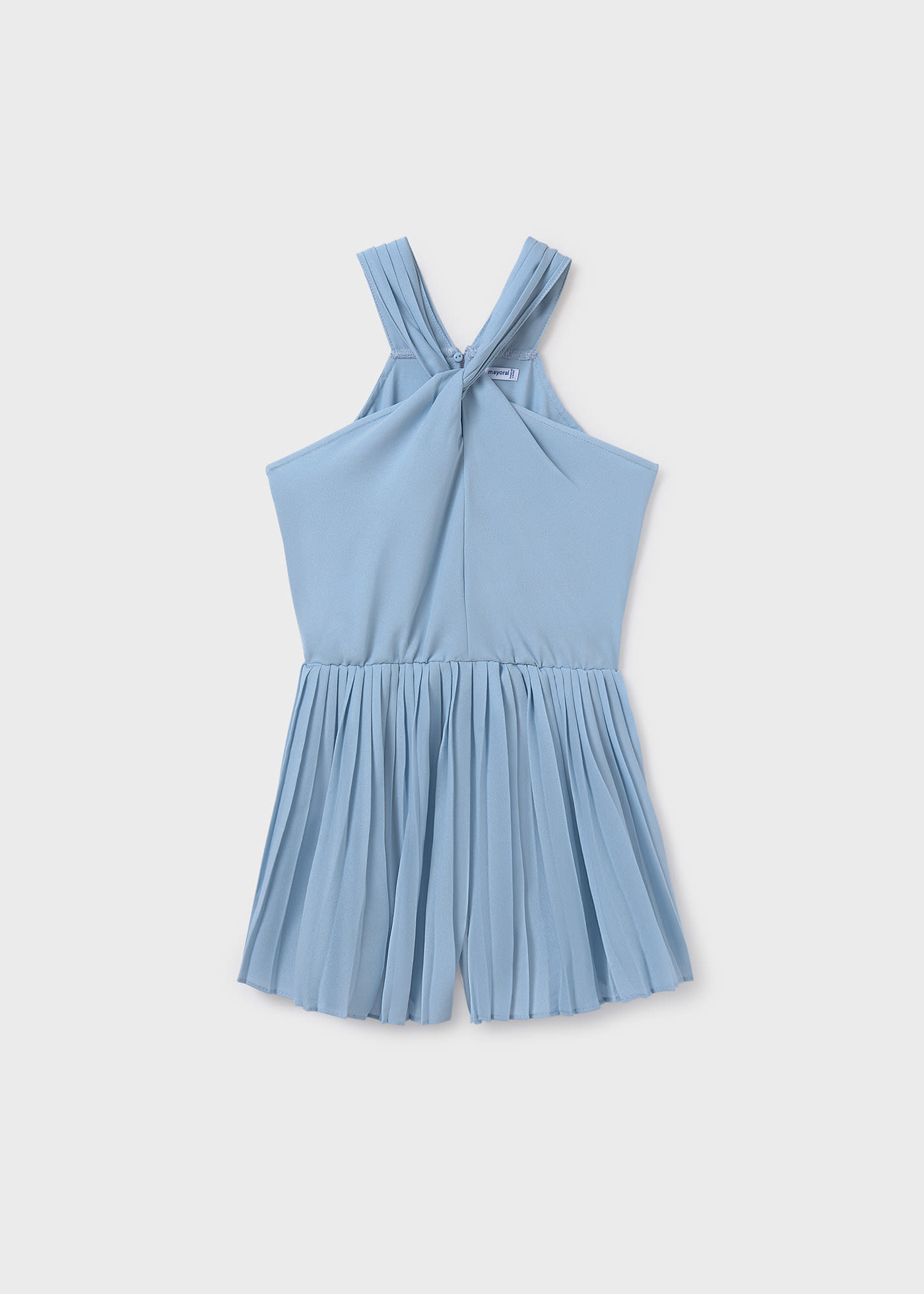 Girl Pleated Criss Cross Romper