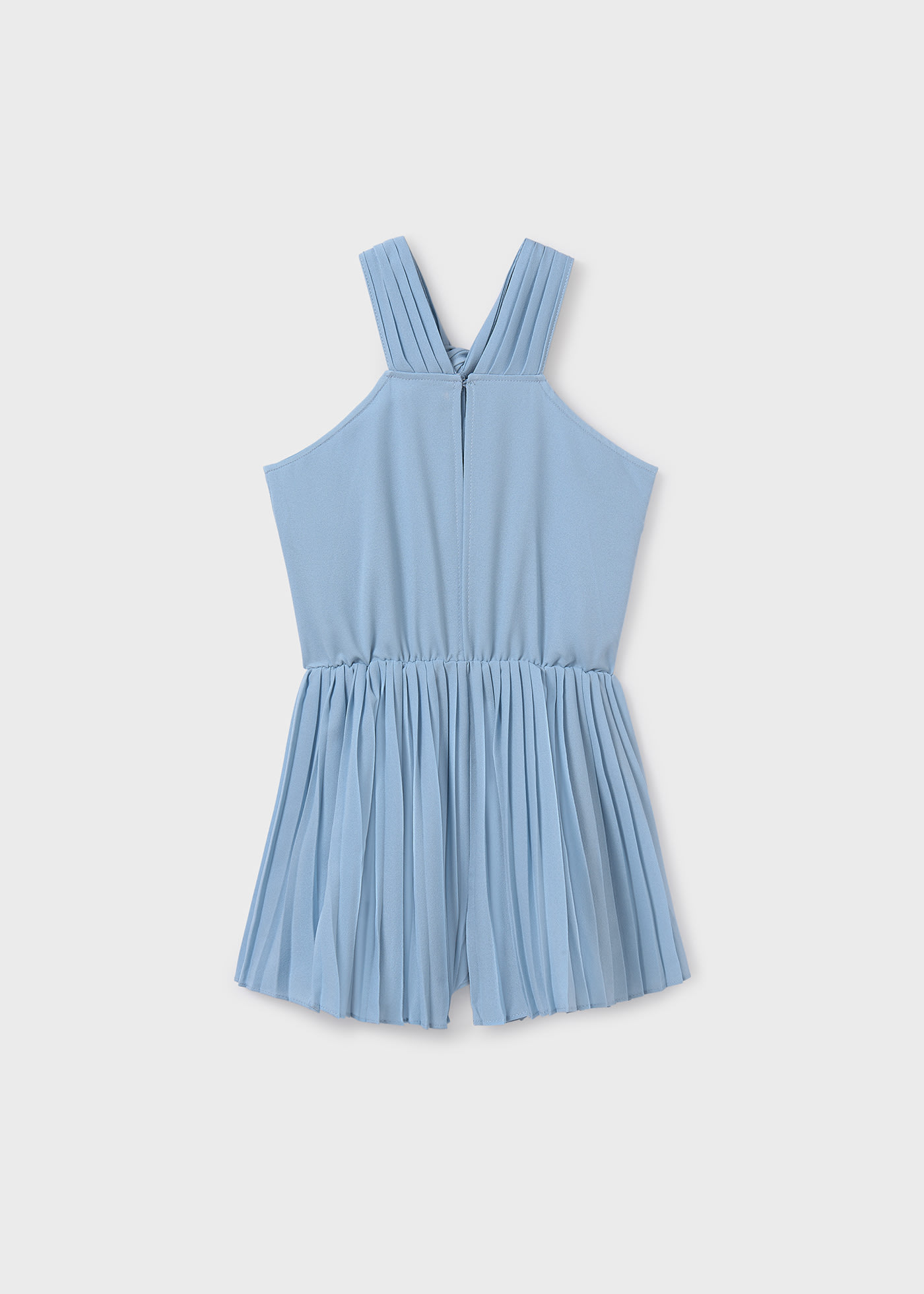 Girl Pleated Criss Cross Romper