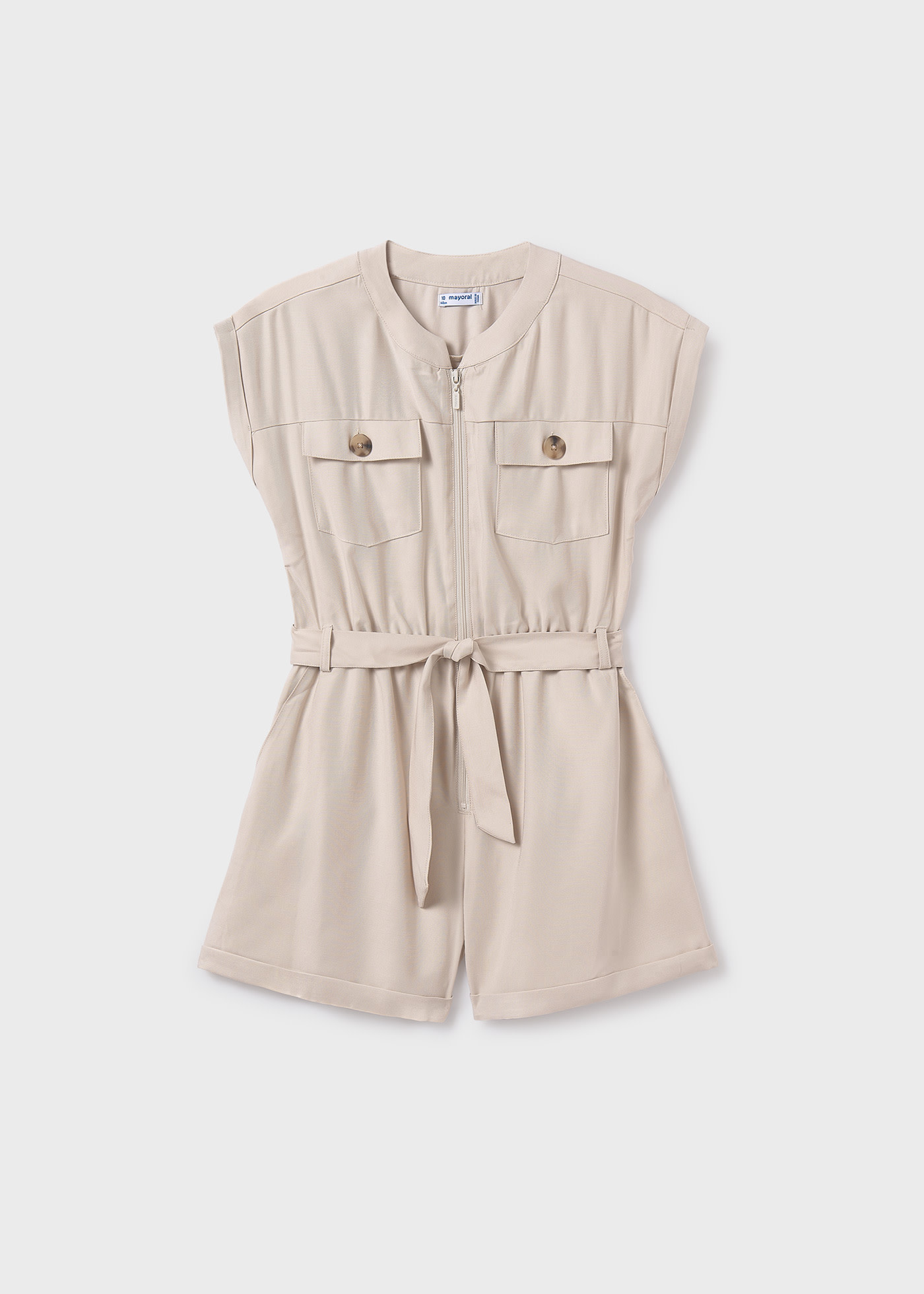 Girl playsuit with pockets