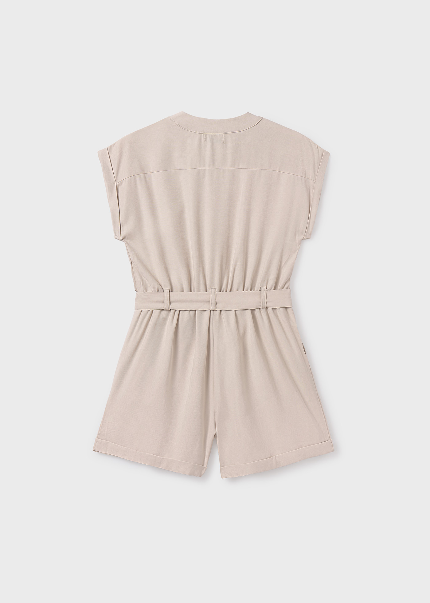 Girl playsuit with pockets