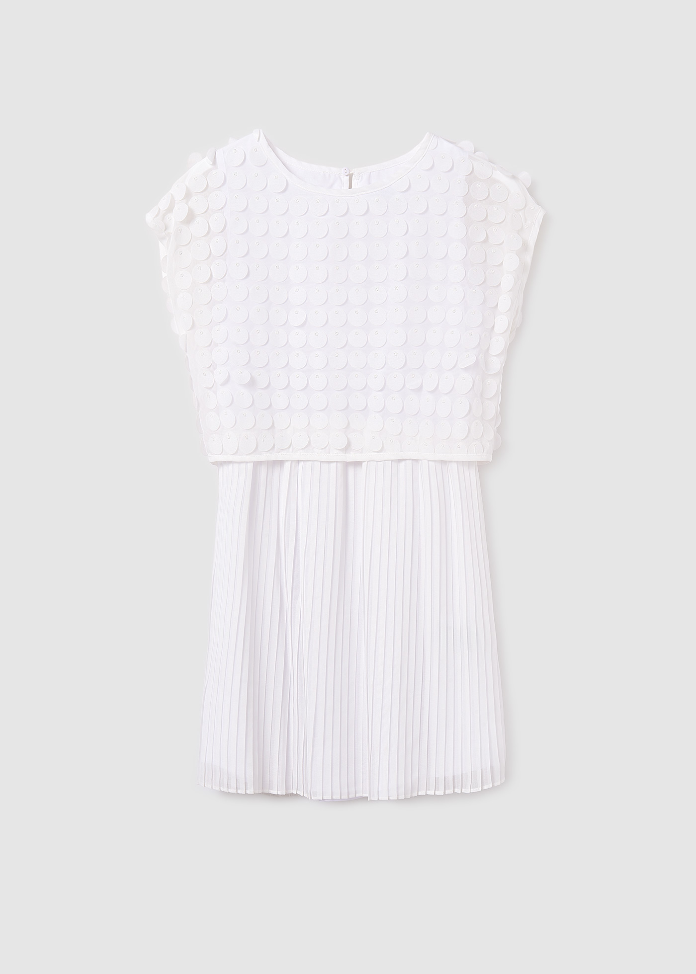Rochie combinata plisata fata