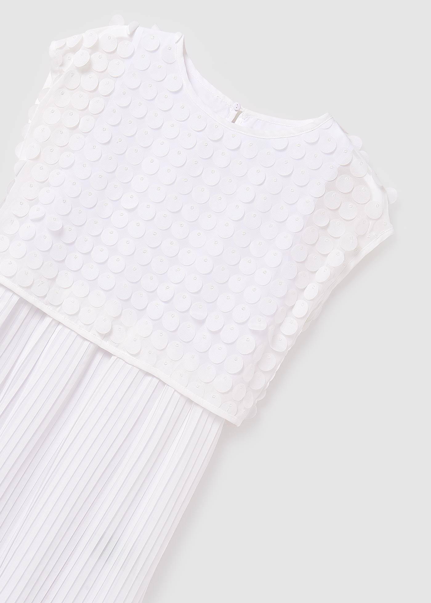 Rochie combinata plisata fata