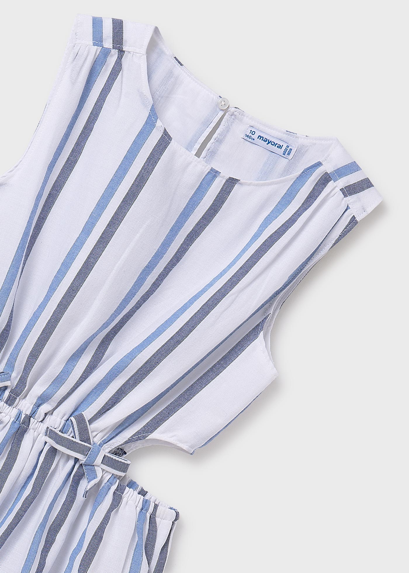 Vestito righe ragazza