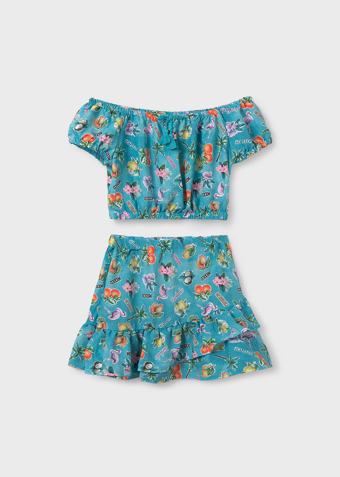 Girl print set