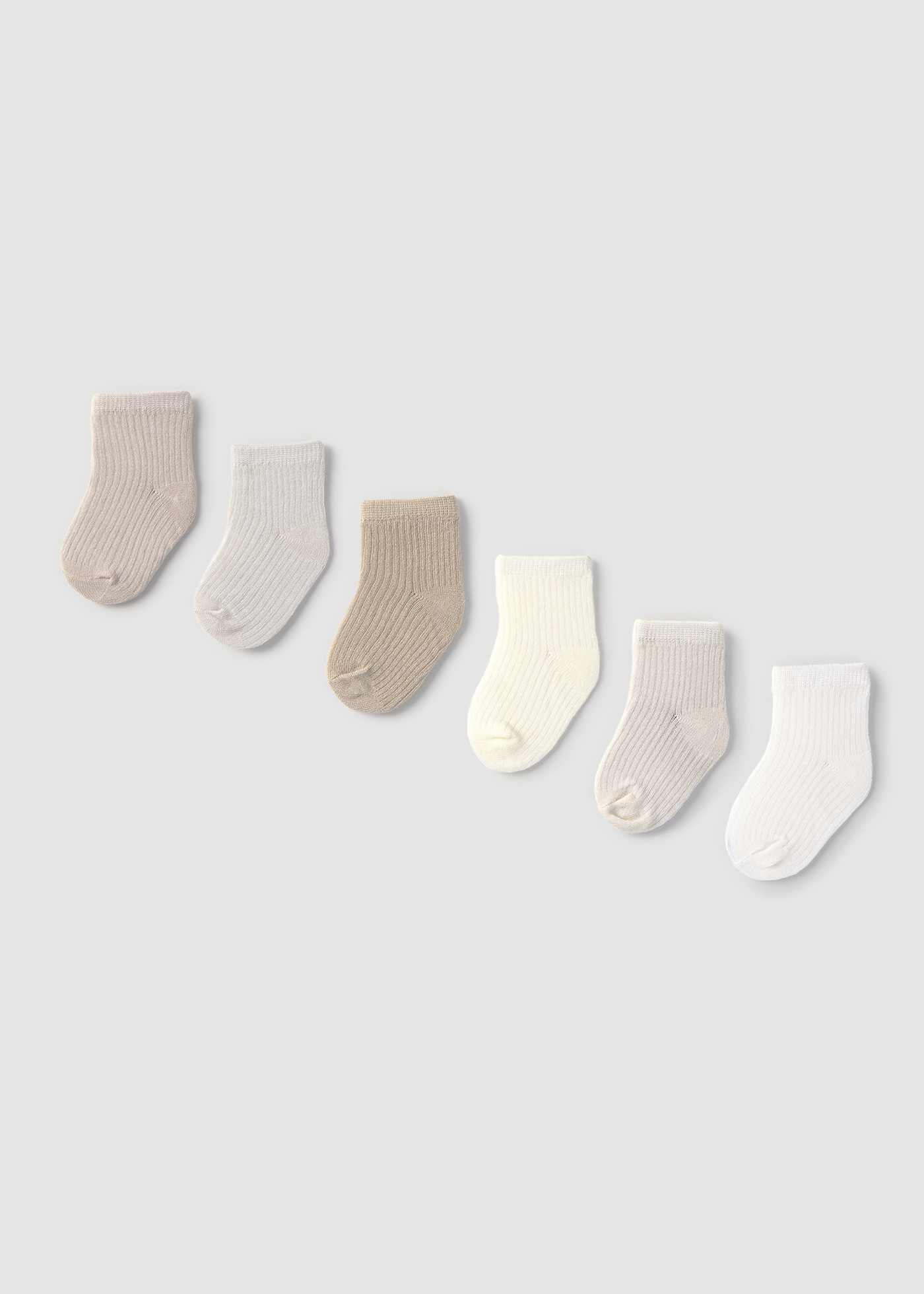 Lot de 6 chaussettes nouveau-né