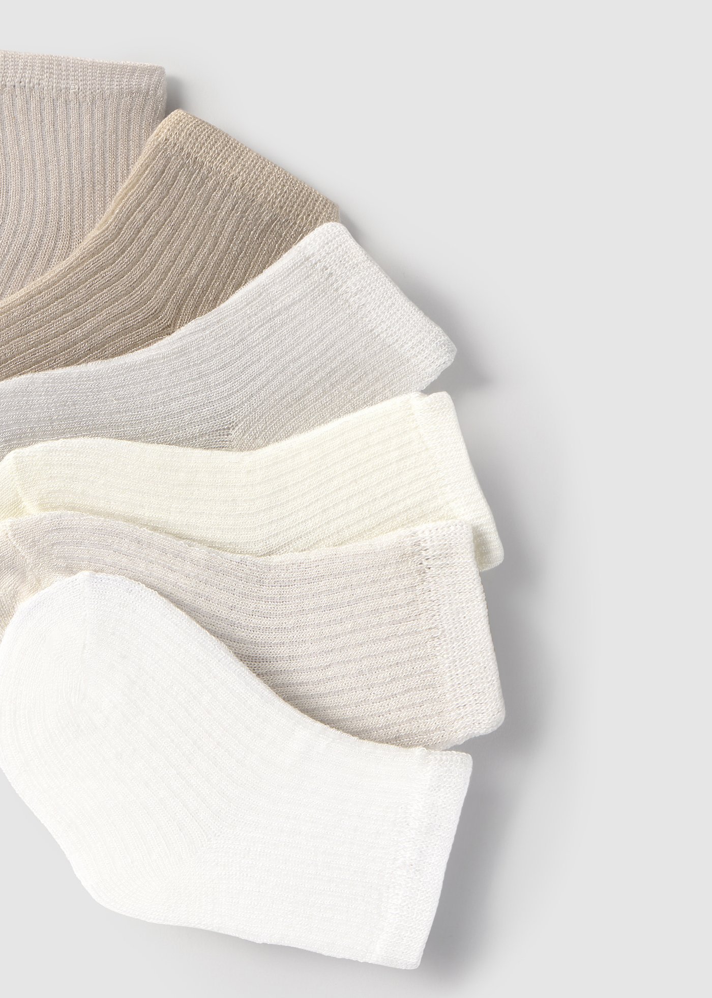 Lot de 6 chaussettes nouveau-né