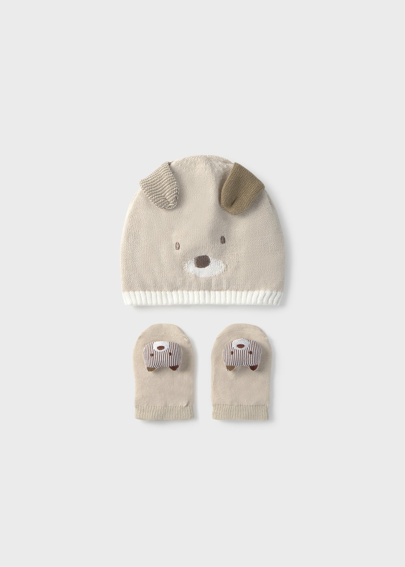 Newborn Animal Hat and Socks Set