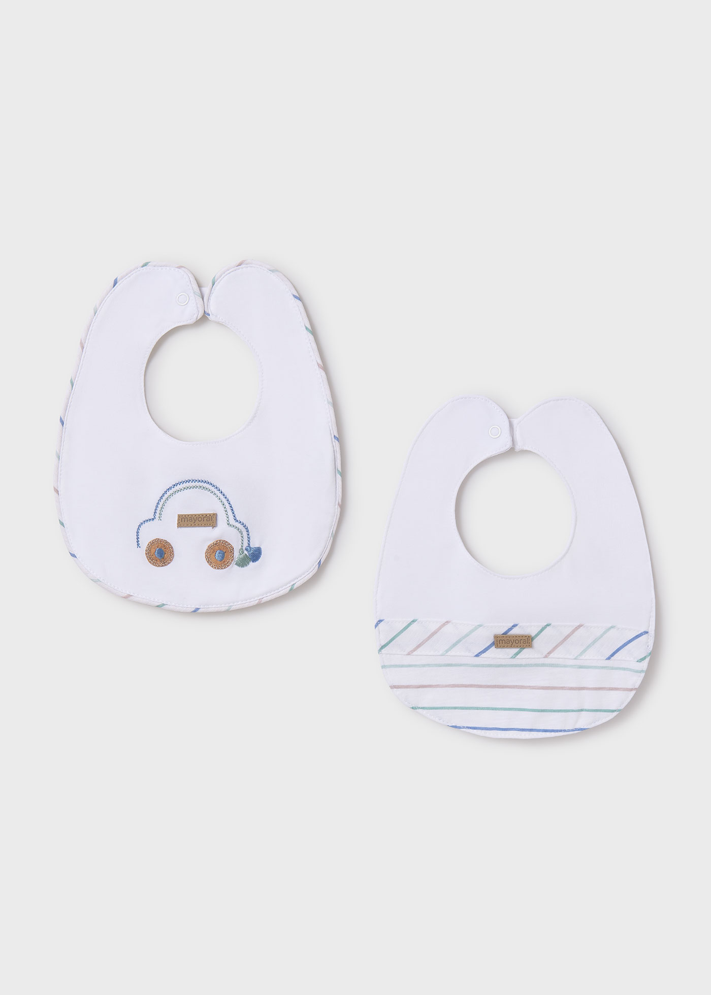 Lot de 2 bavoirs imperméables bébé