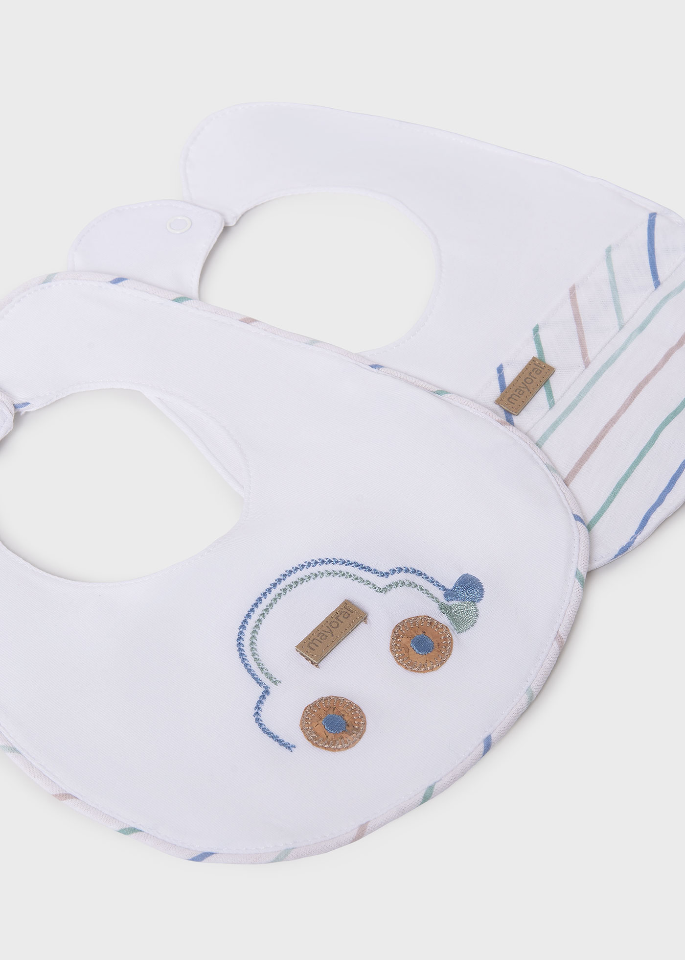 Set 2 bavetici impermeabila bebe